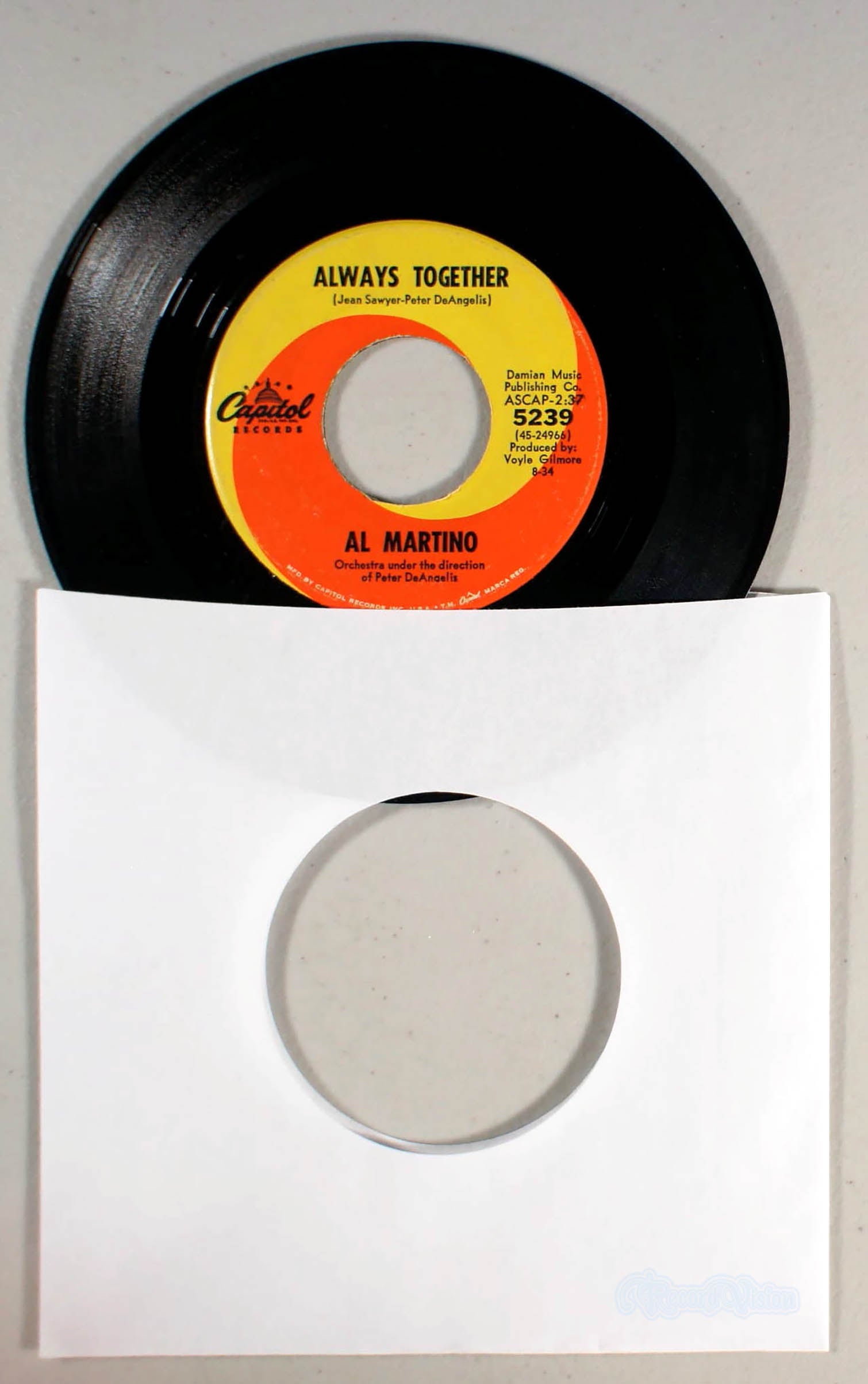 Al Martino - Always Together (7" Single) (front cover) Vinyl