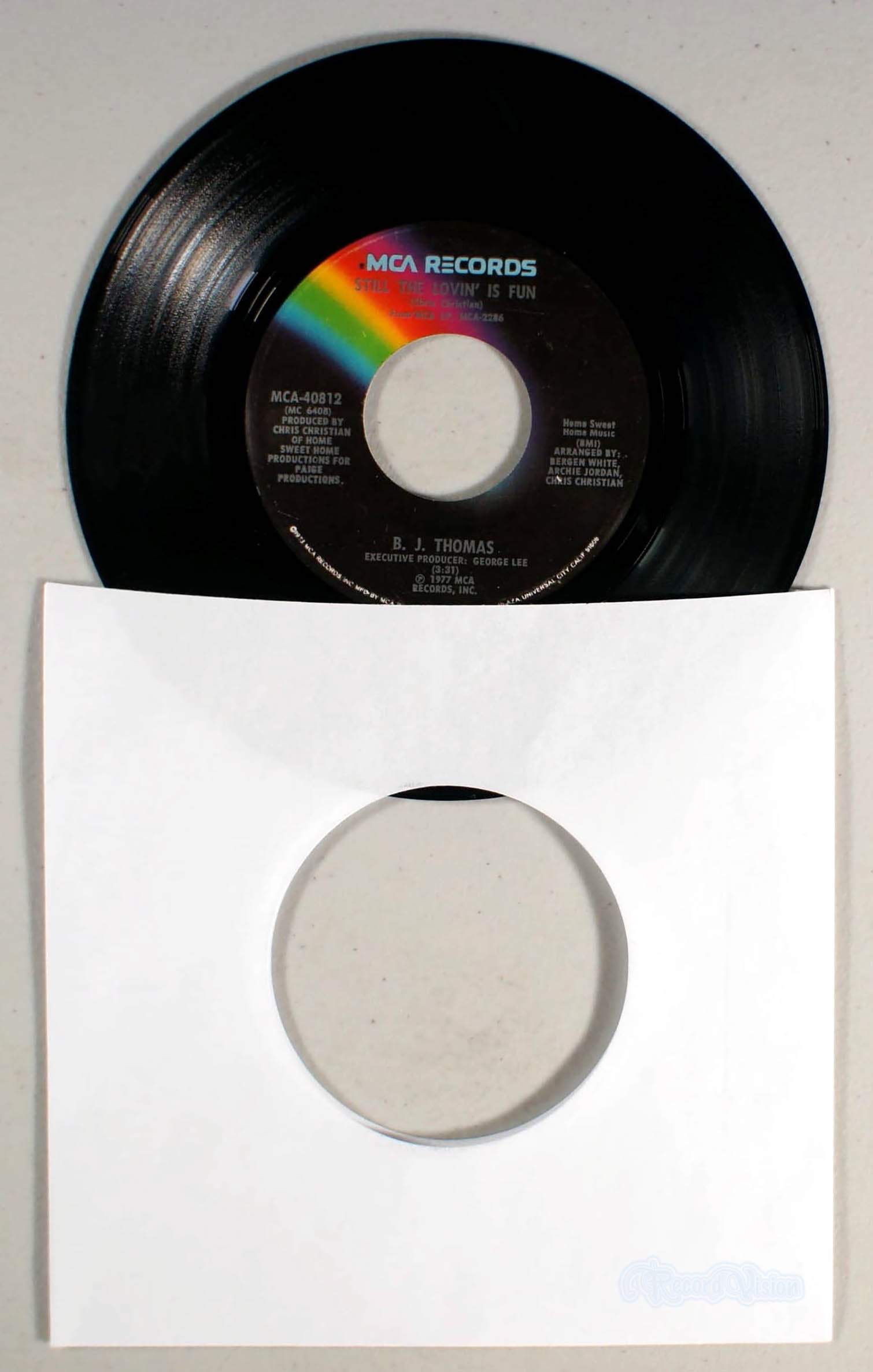 B. J. Thomas - Still the Lovin' is Fun (7" Single) (front cover) Vinyl