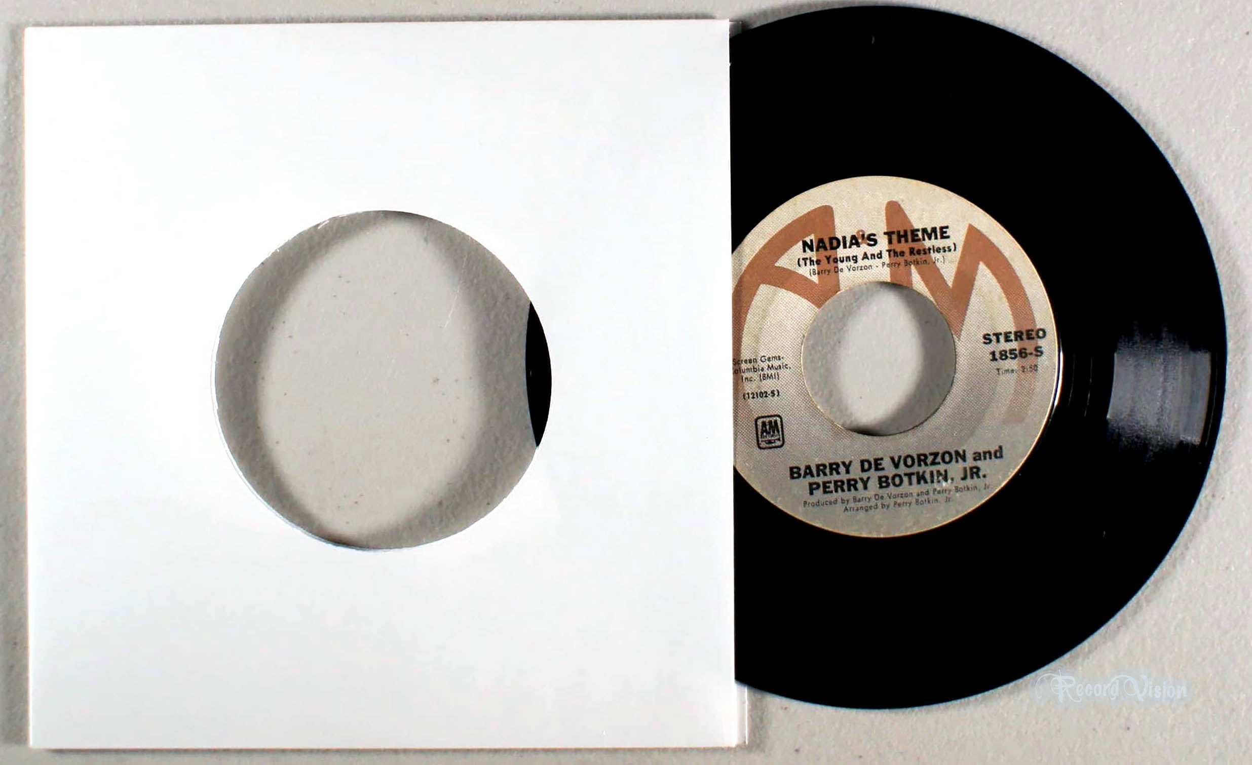 Barry DeVorzon - Nadia's Theme (7" Single) (front cover) Vinyl