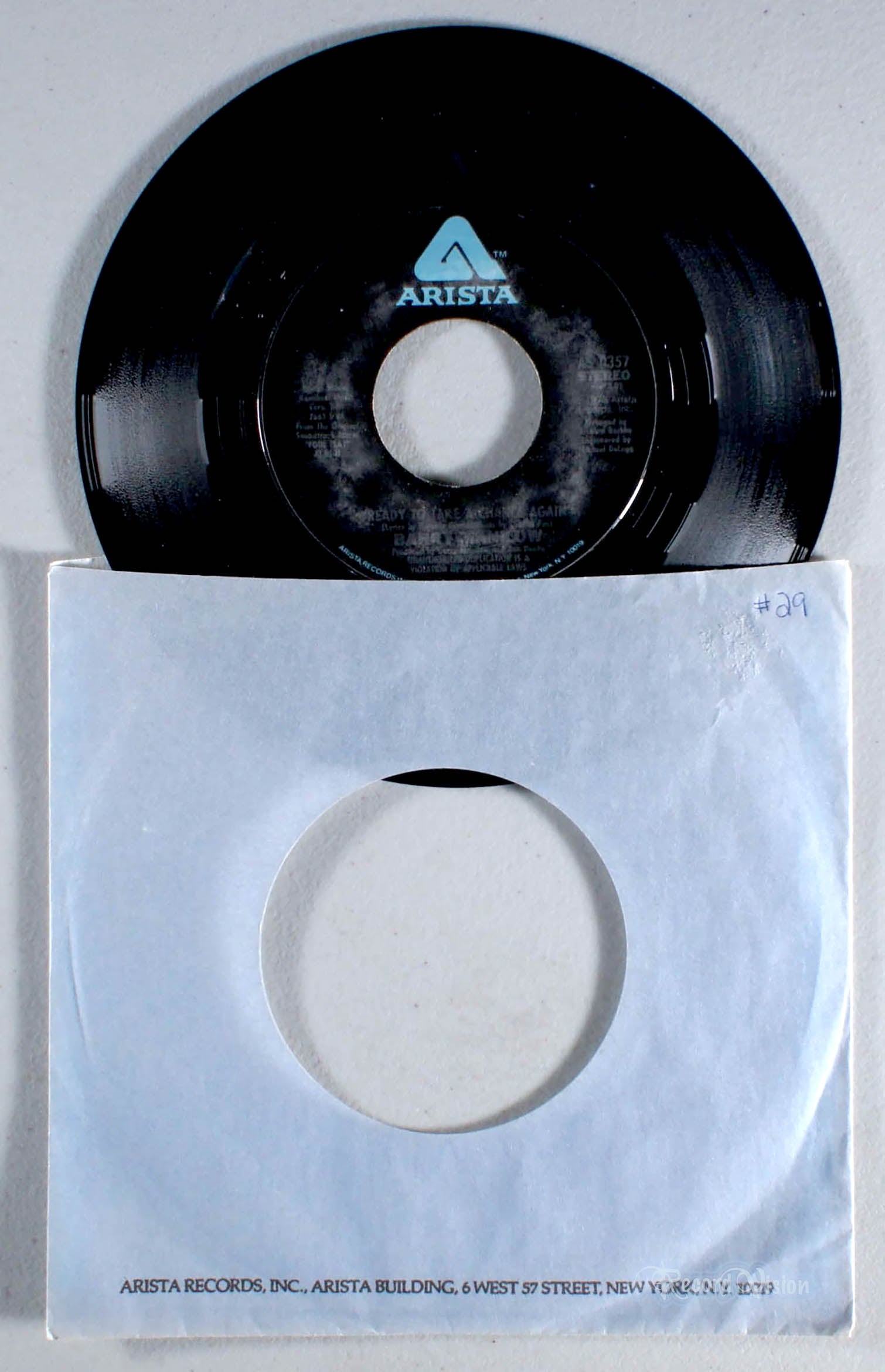 Barry Manilow - Ready to Take a Chance Again (7" Single) (front cover) Vinyl