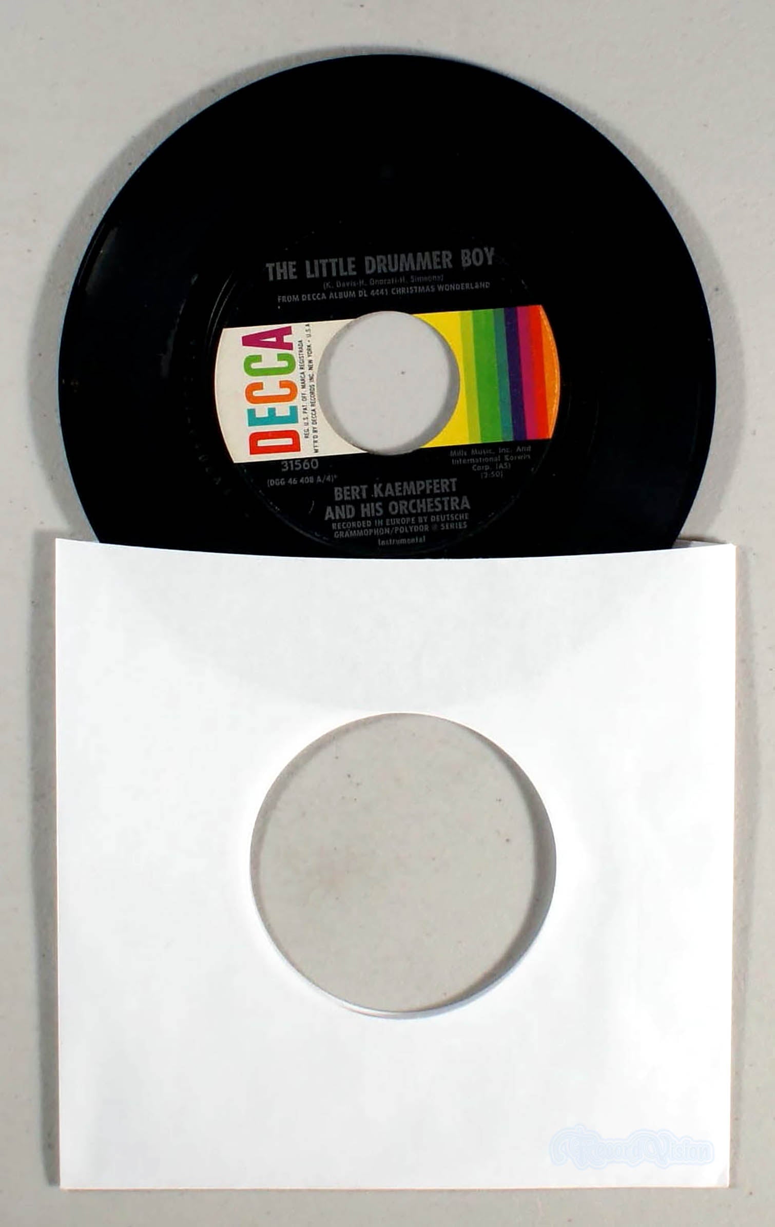 Bert Kaempfert - The Little Drummer Boy (7" Single) (front cover) Vinyl