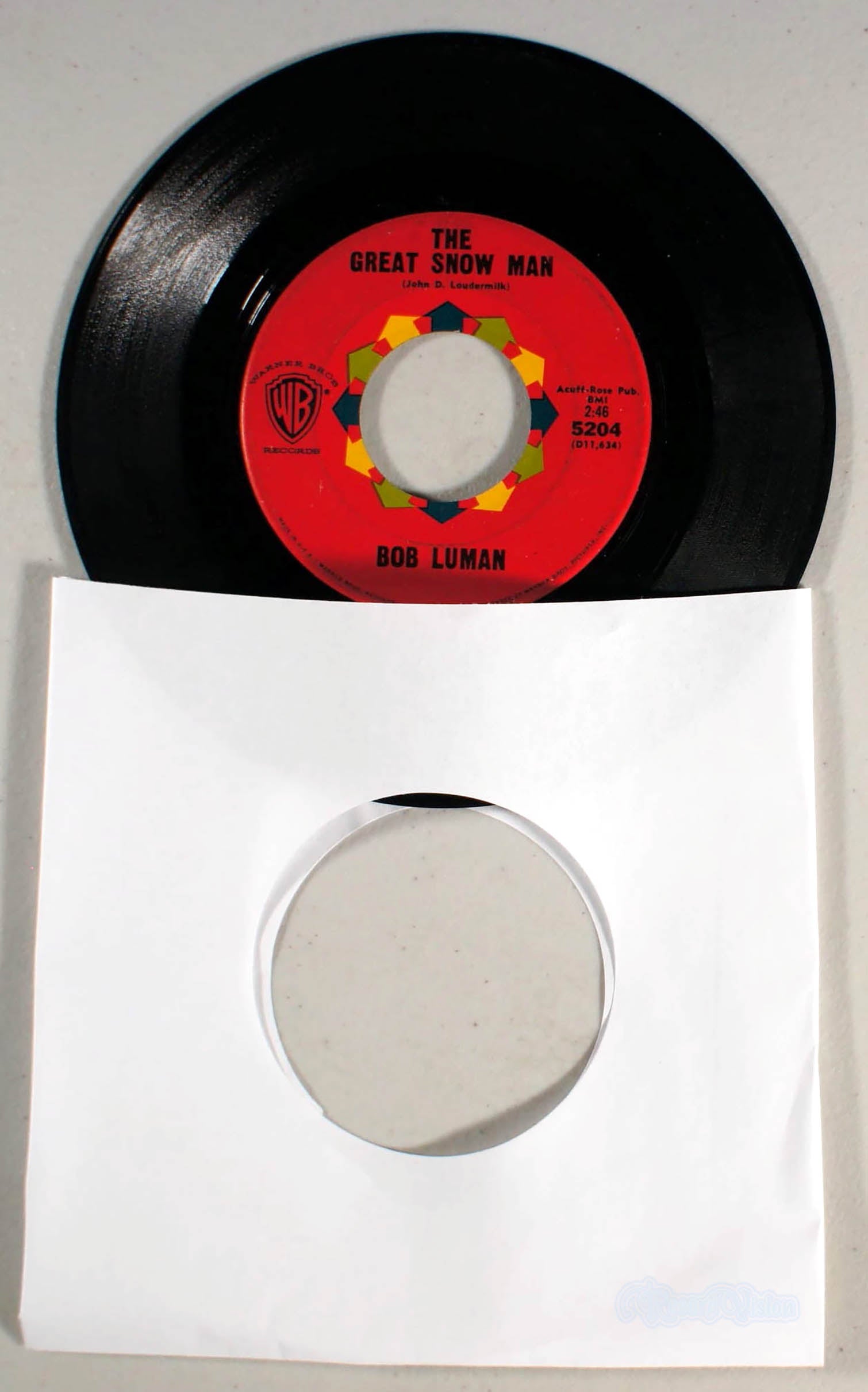 Bob Luman - The Great Snow Man (7" Single) (front cover) Vinyl
