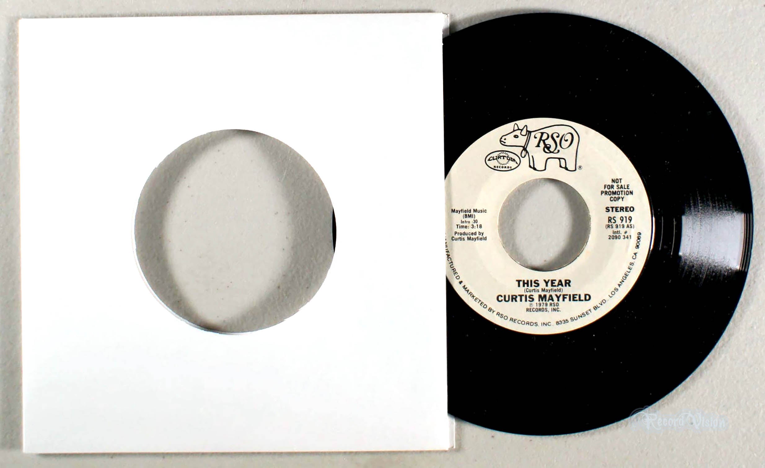 Curtis Mayfield - This Year (7" Single) (front cover) Vinyl