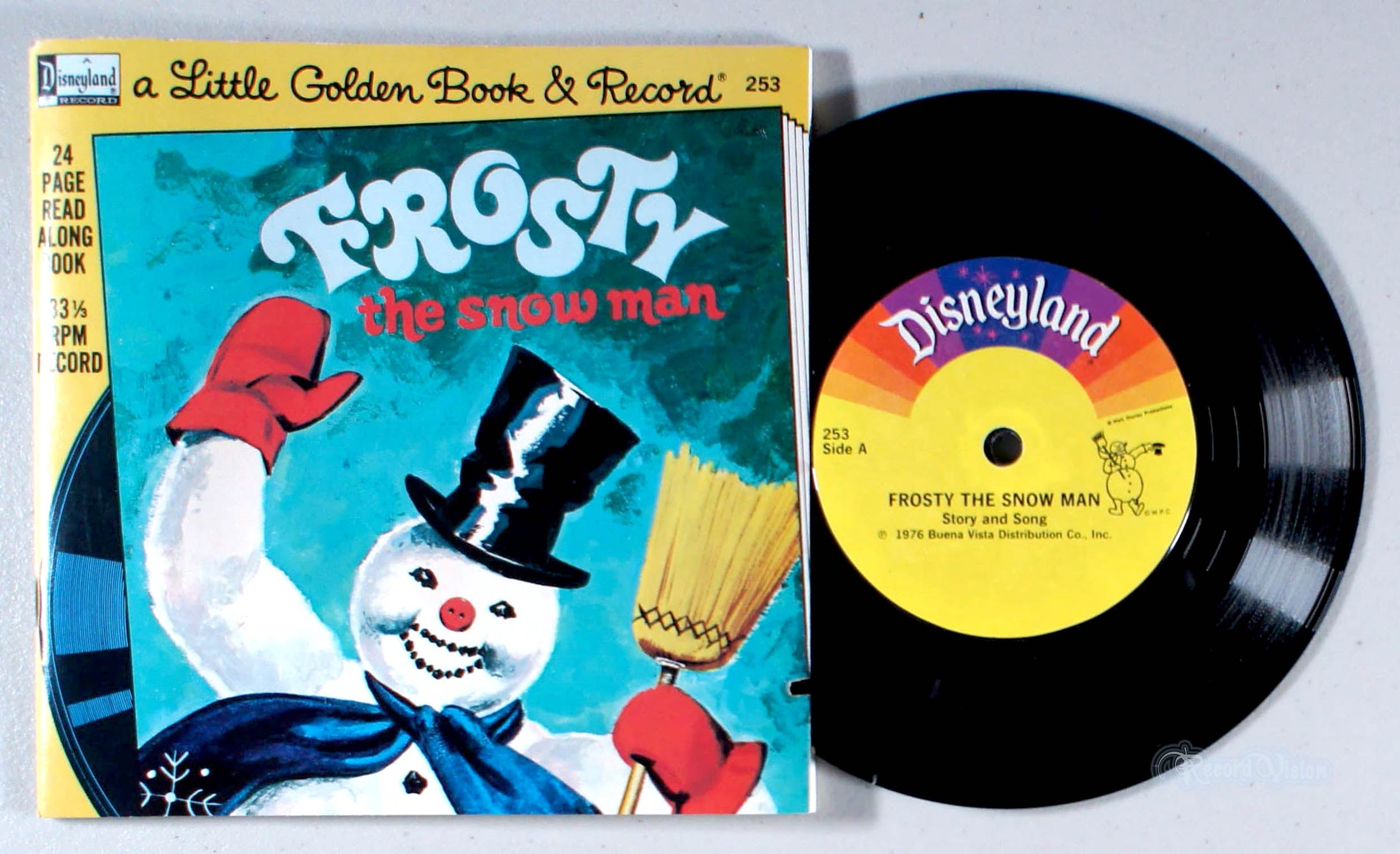 Disney - Frosty the Snowman (7") (front cover) Vinyl