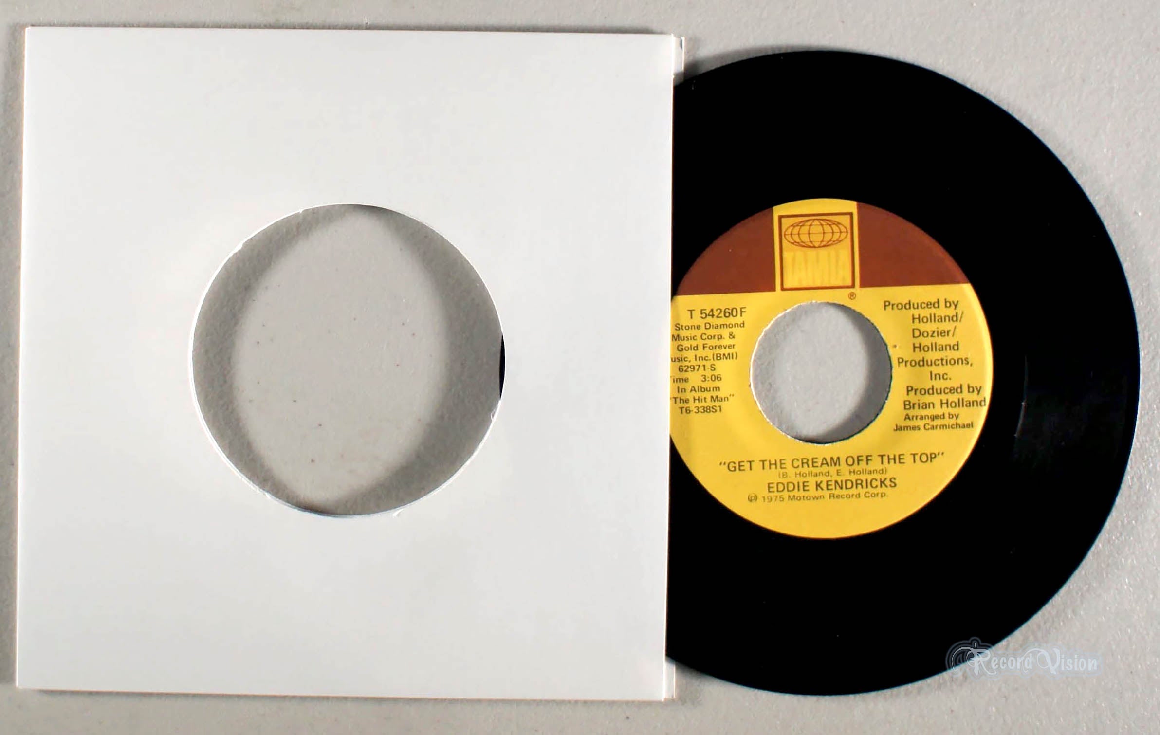 Eddie Kendricks - Get the Cream Off the Top (7" Single) (front cover) Vinyl