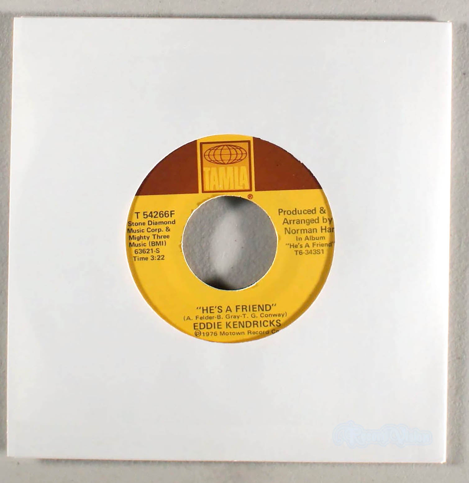 Eddie Kendricks - He's a Friend (7" Single) (front cover) Vinyl