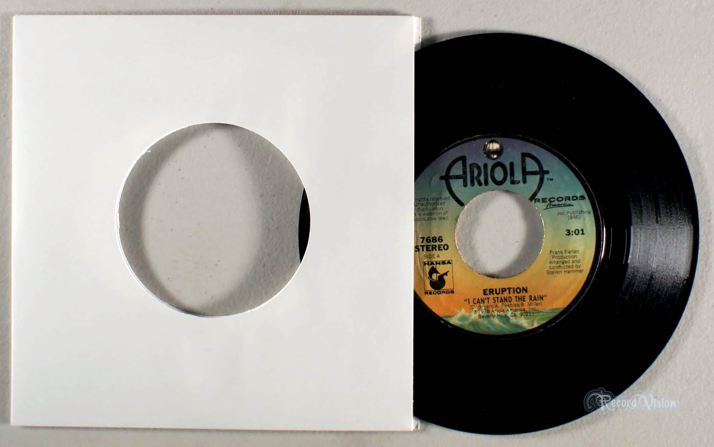 Eruption - I Can't Stand the Rain (7" Single) (front cover) Vinyl