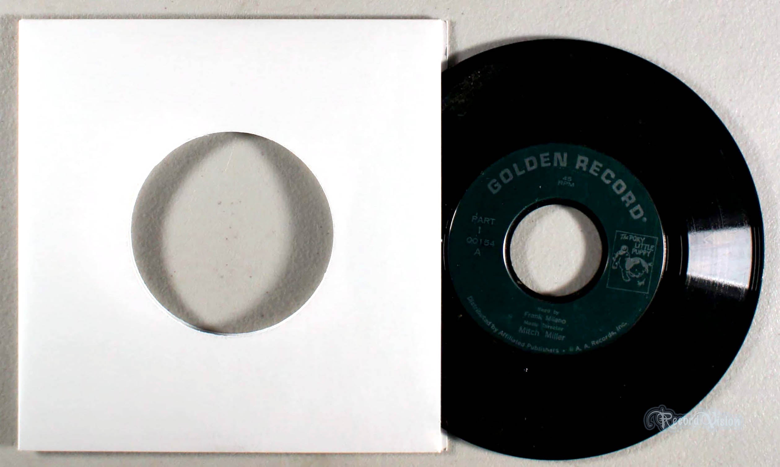 Frank Milano - The Poky Little Puppy (7" Single) (front cover) Vinyl