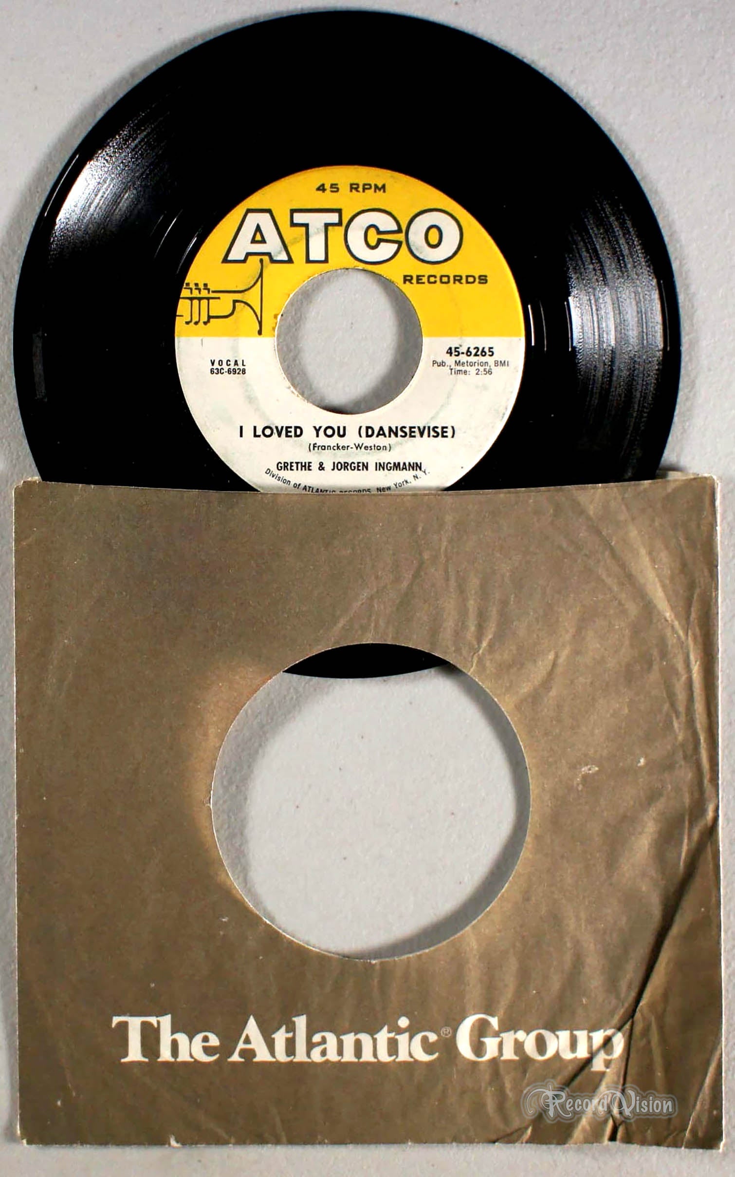 Grethe and Jorgen Ingmann - I Loved You (Dansevise) (7" Single) (front cover) Vinyl