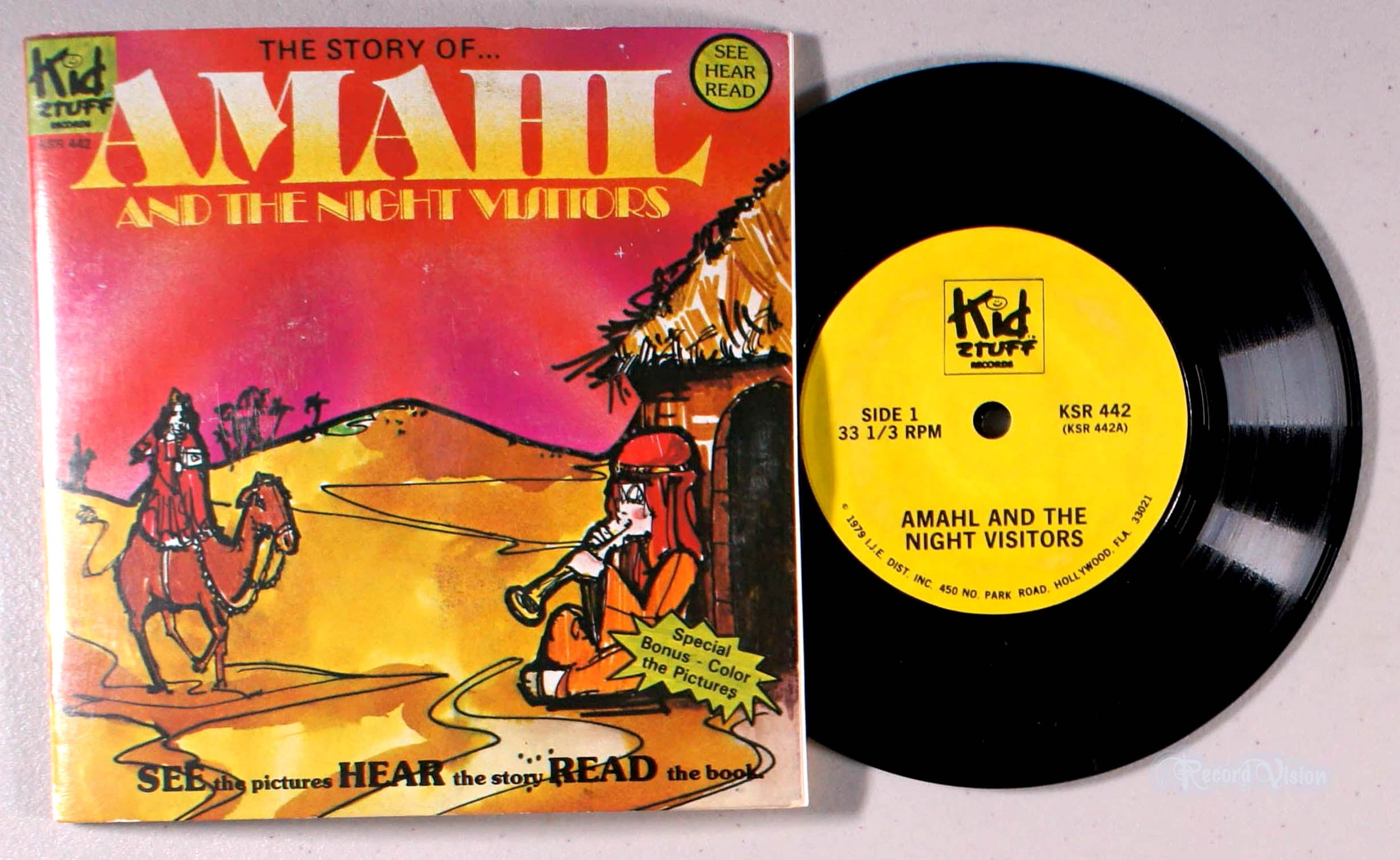 Kid Stuff - Amahl and the Night Visitors (7") (front cover) Vinyl