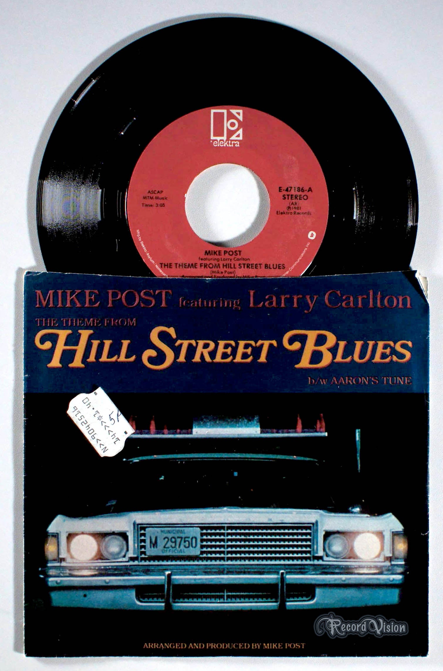 Mike Post - Theme from Hill Street Blues (7" Single) (front cover) Vinyl