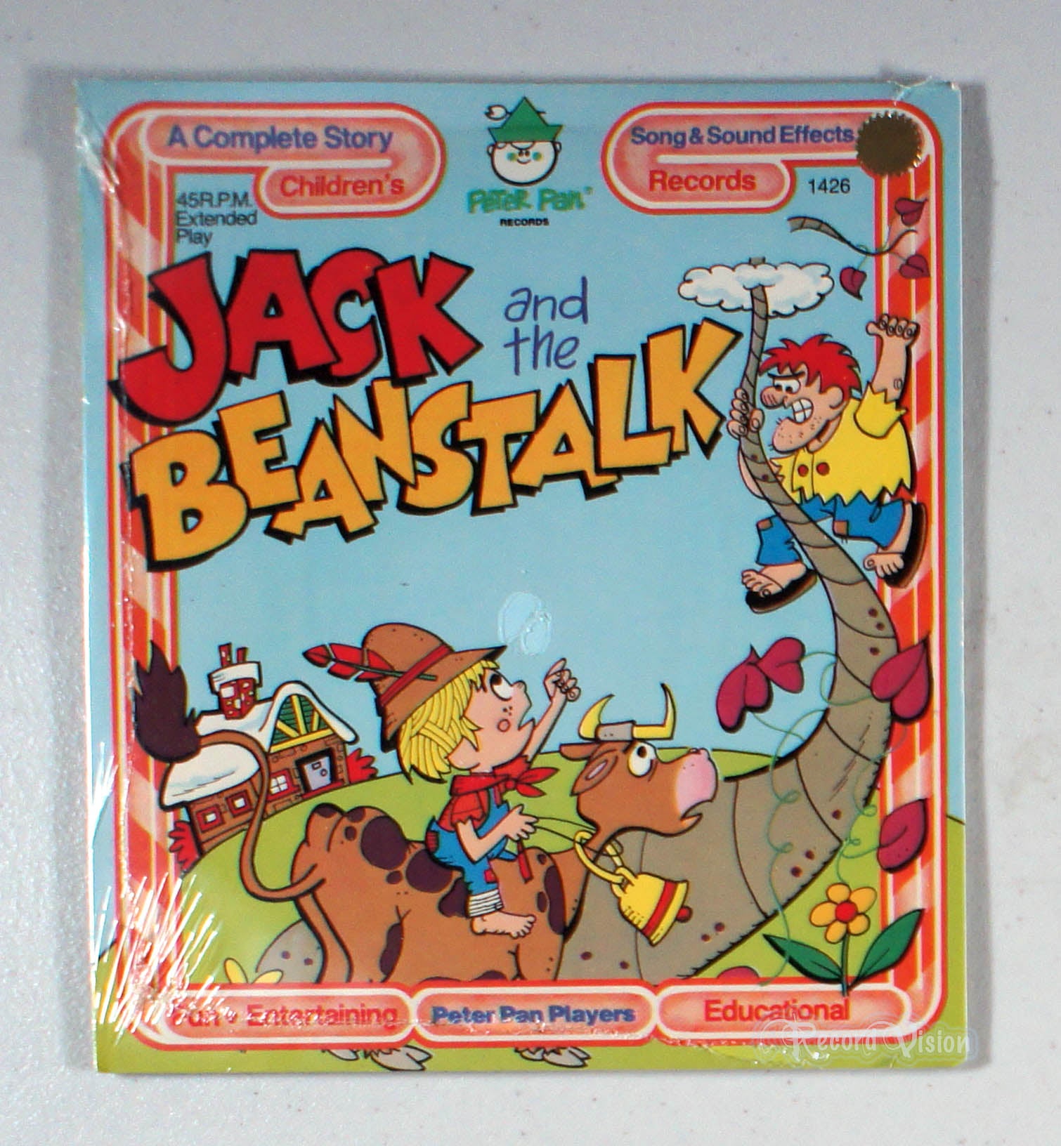 Peter Pan Records - Jack and the Beanstalk (7") (front cover) Vinyl
