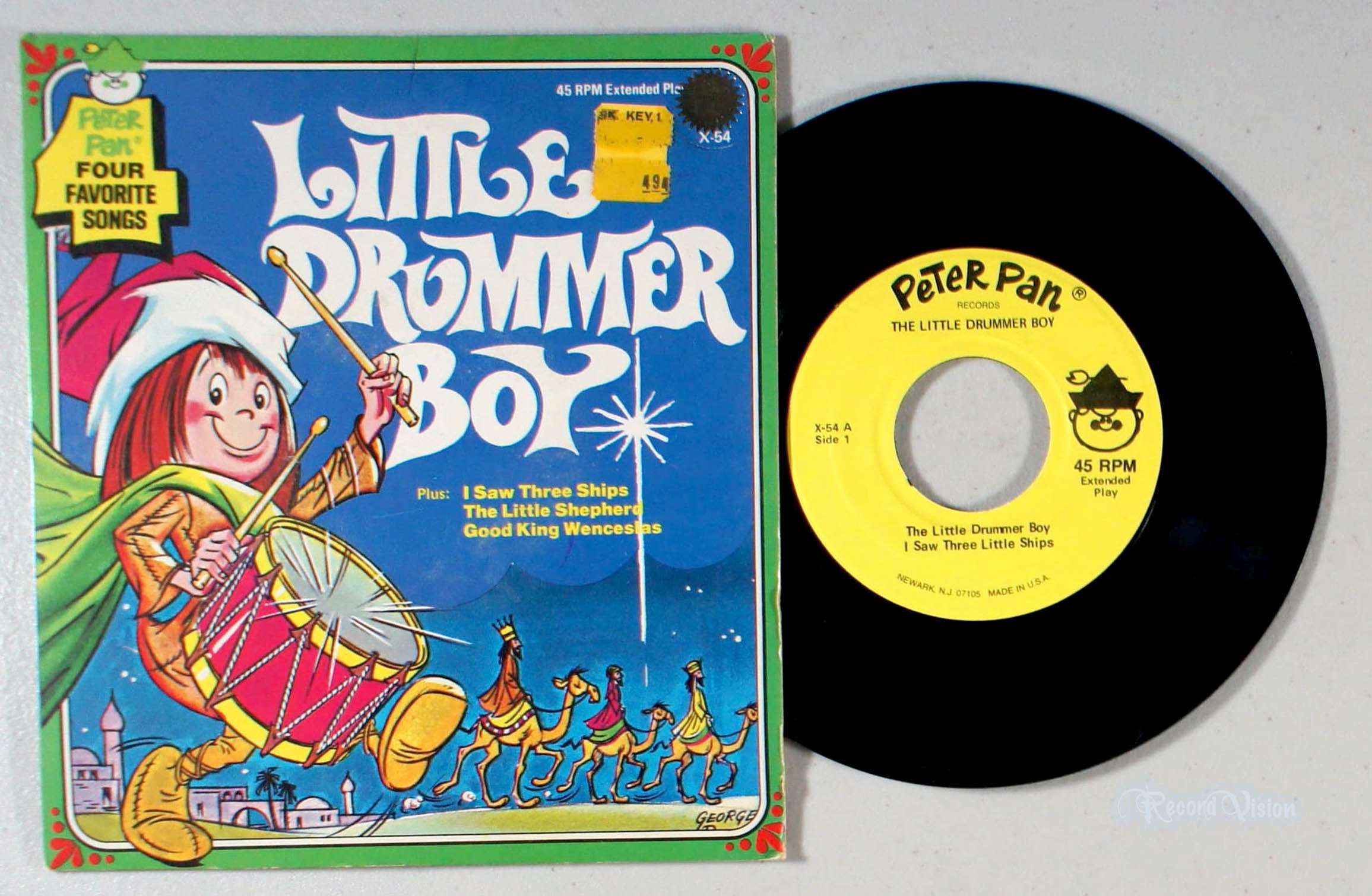 Peter Pan Records - Little Drummer Boy (front cover) Vinyl