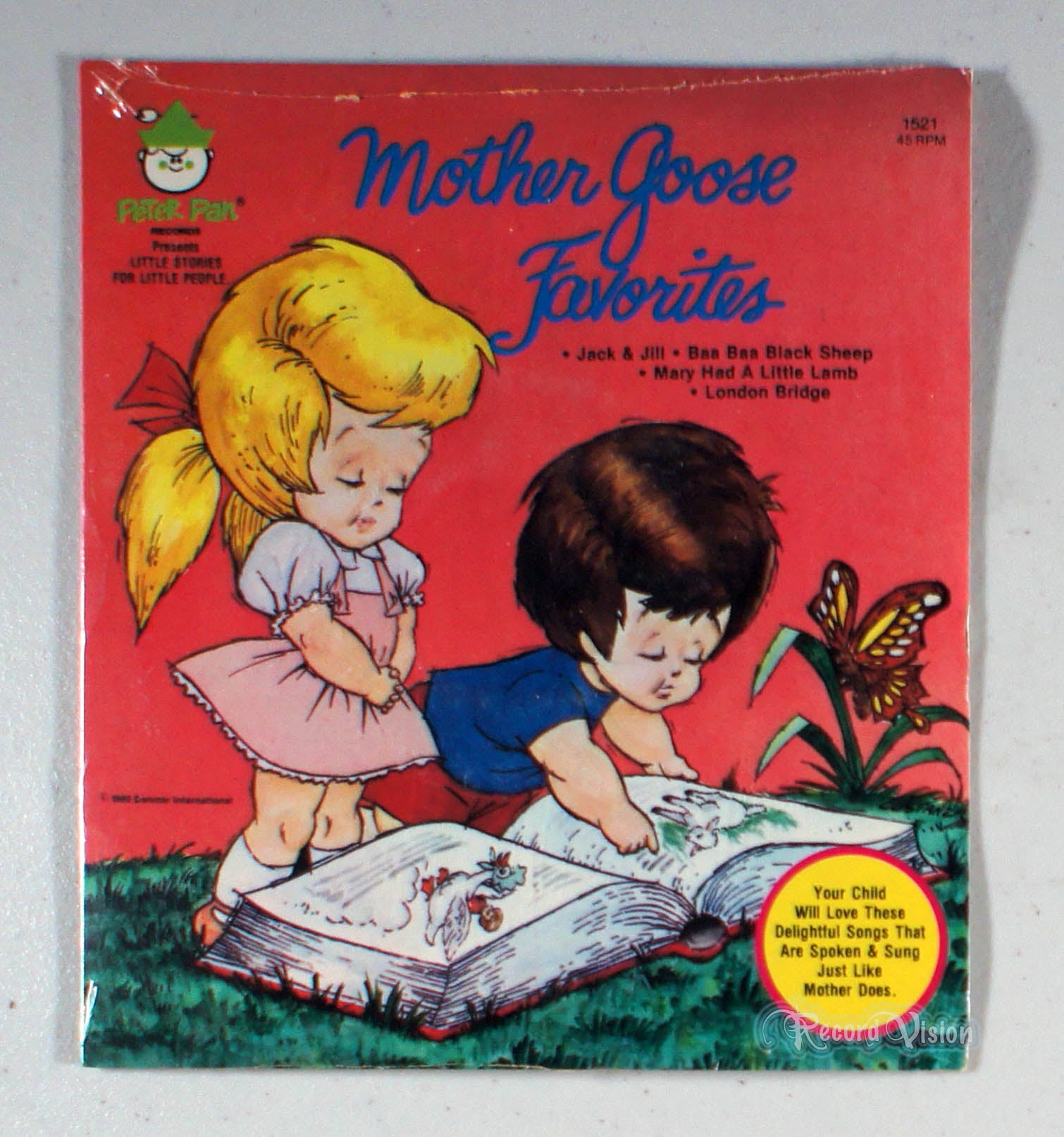 Peter Pan Records - Mother Goose Favorites (7") (front cover) Vinyl