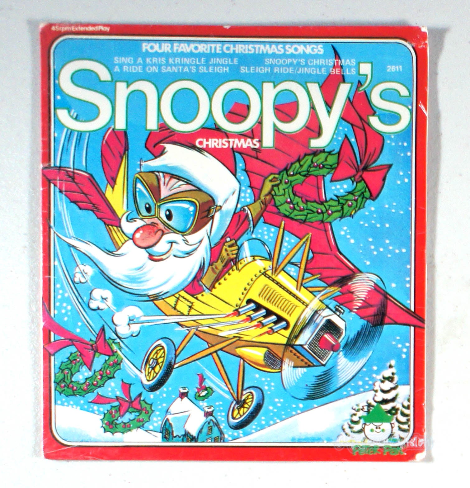 Peter Pan Records - Snoopy's Christmas (7") (front cover) Vinyl