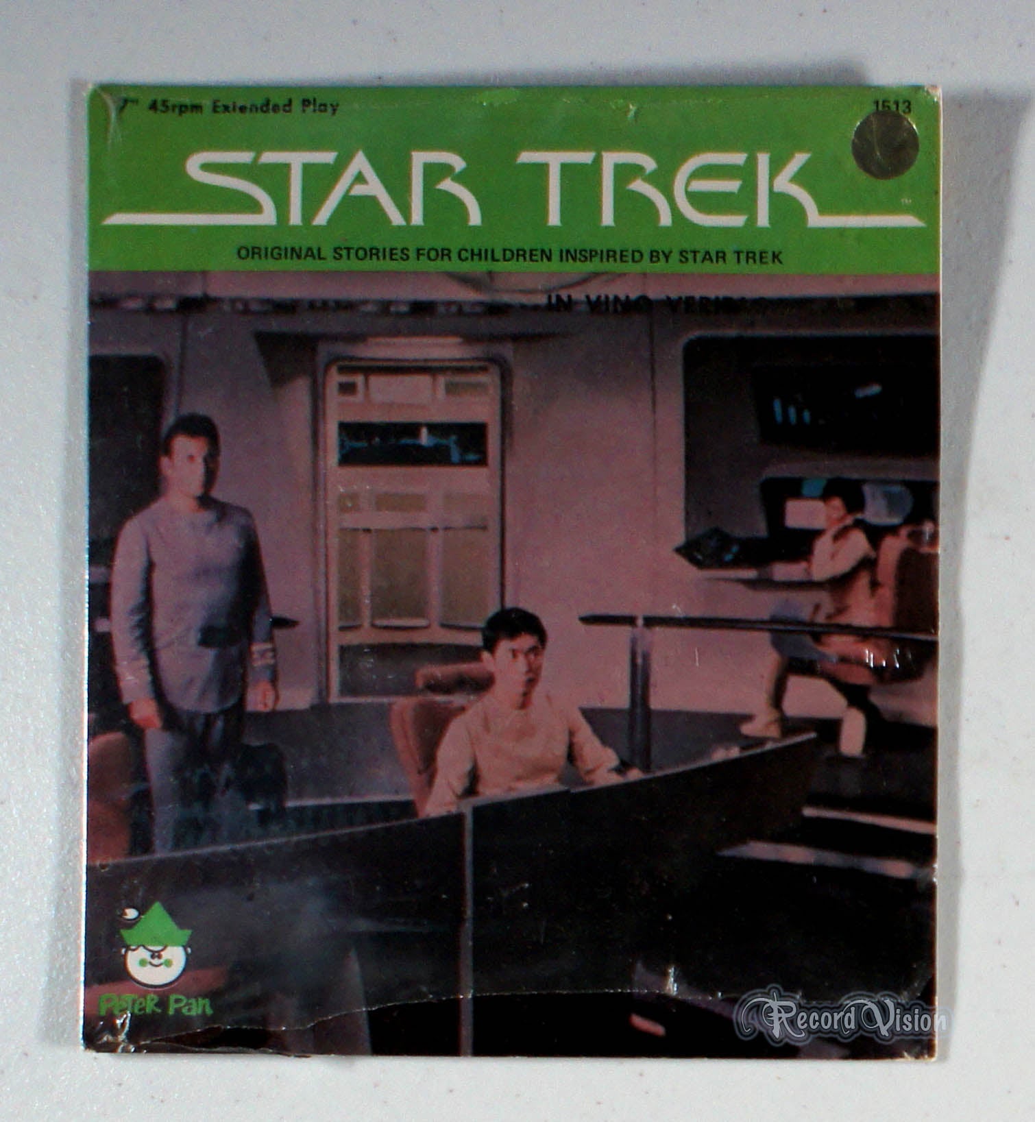 Peter Pan Records - Star Trek: In Vino Veritas (7") (front cover) Vinyl
