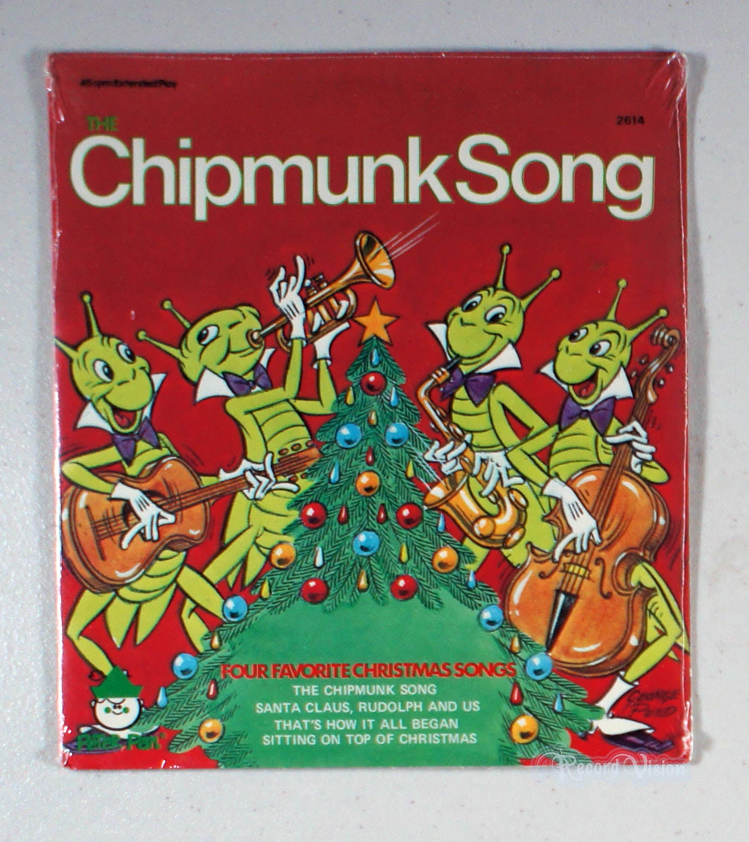 Peter Pan Records - The Chipmunk Song (7") (front cover) Vinyl