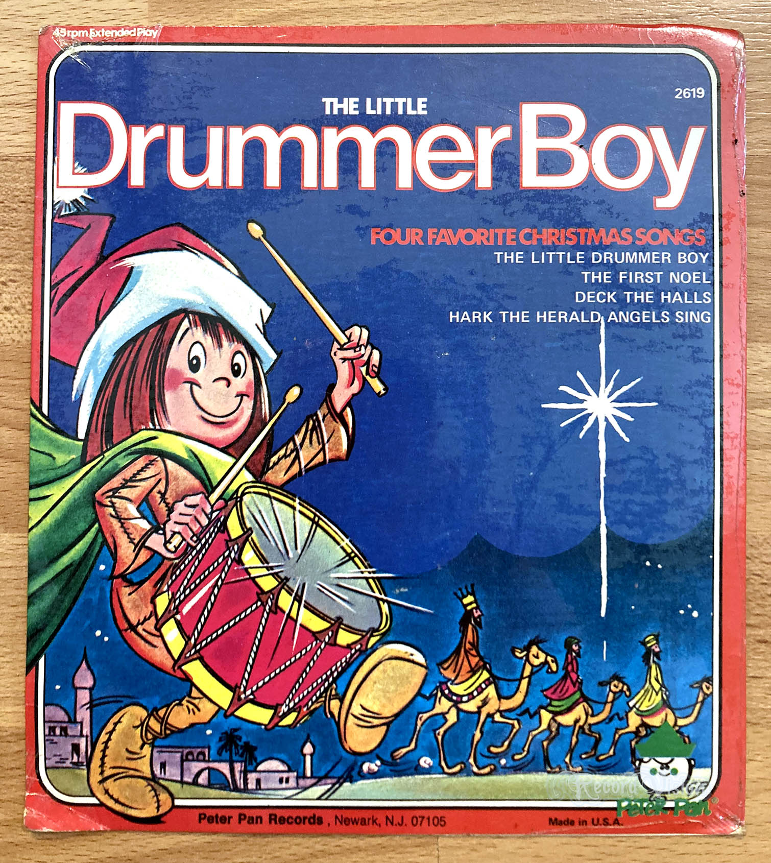 Peter Pan Records - The Little Drummer Boy (front cover) Vinyl
