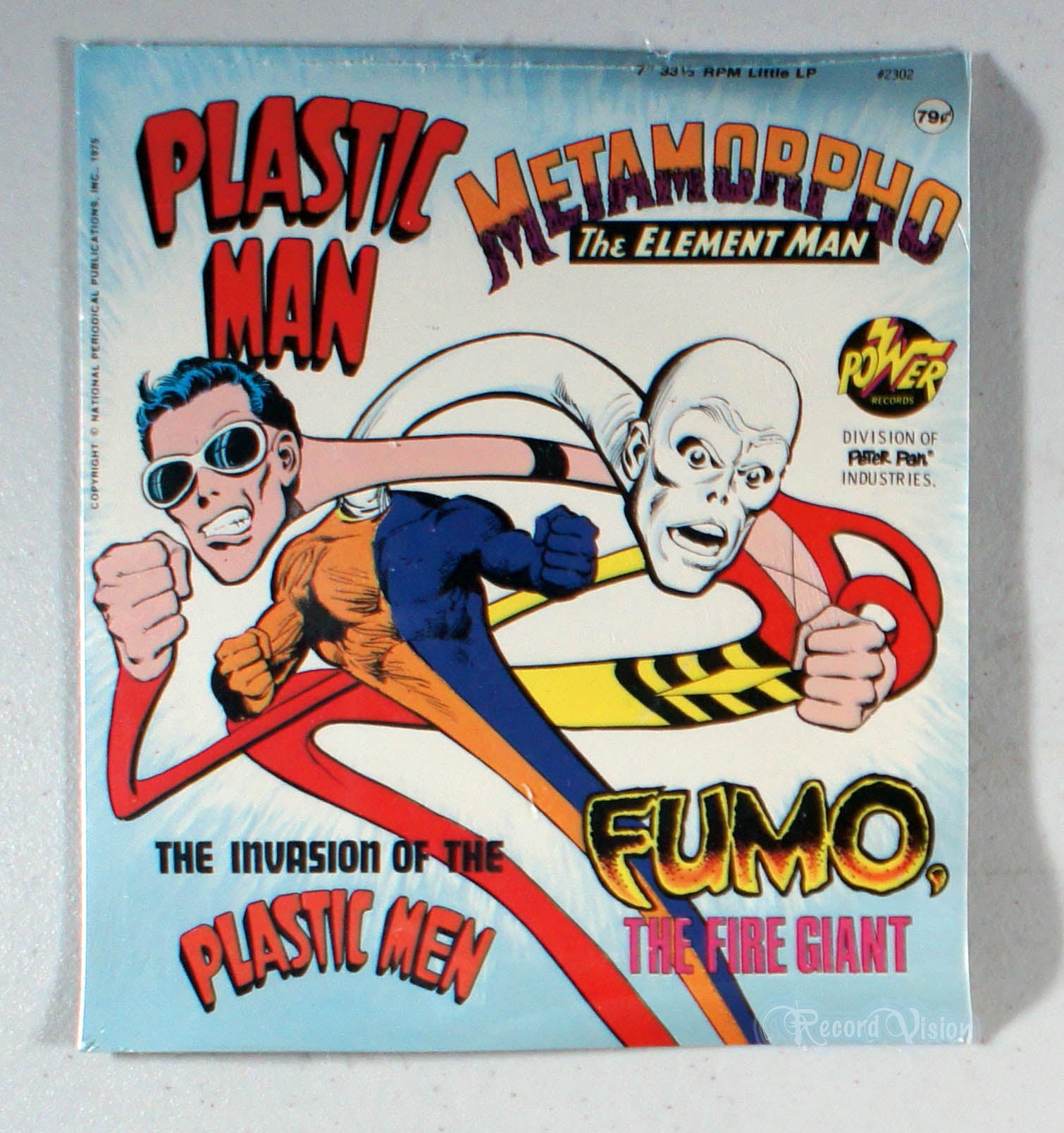 Power Records - Plastic Man (7") (front cover) Vinyl