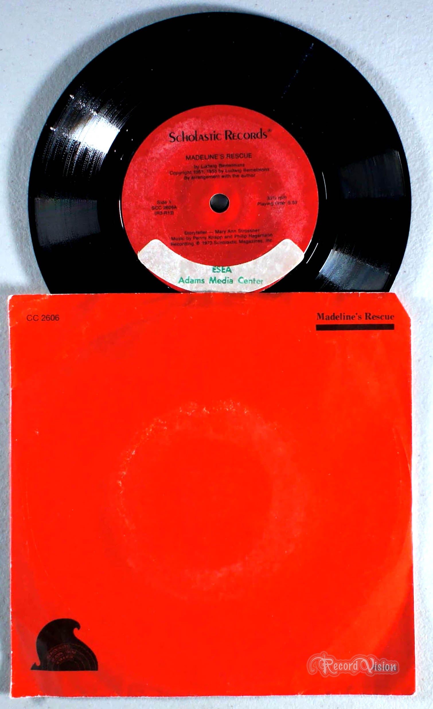 Scholastic - Madeline's Rescue (7") (front cover) Vinyl