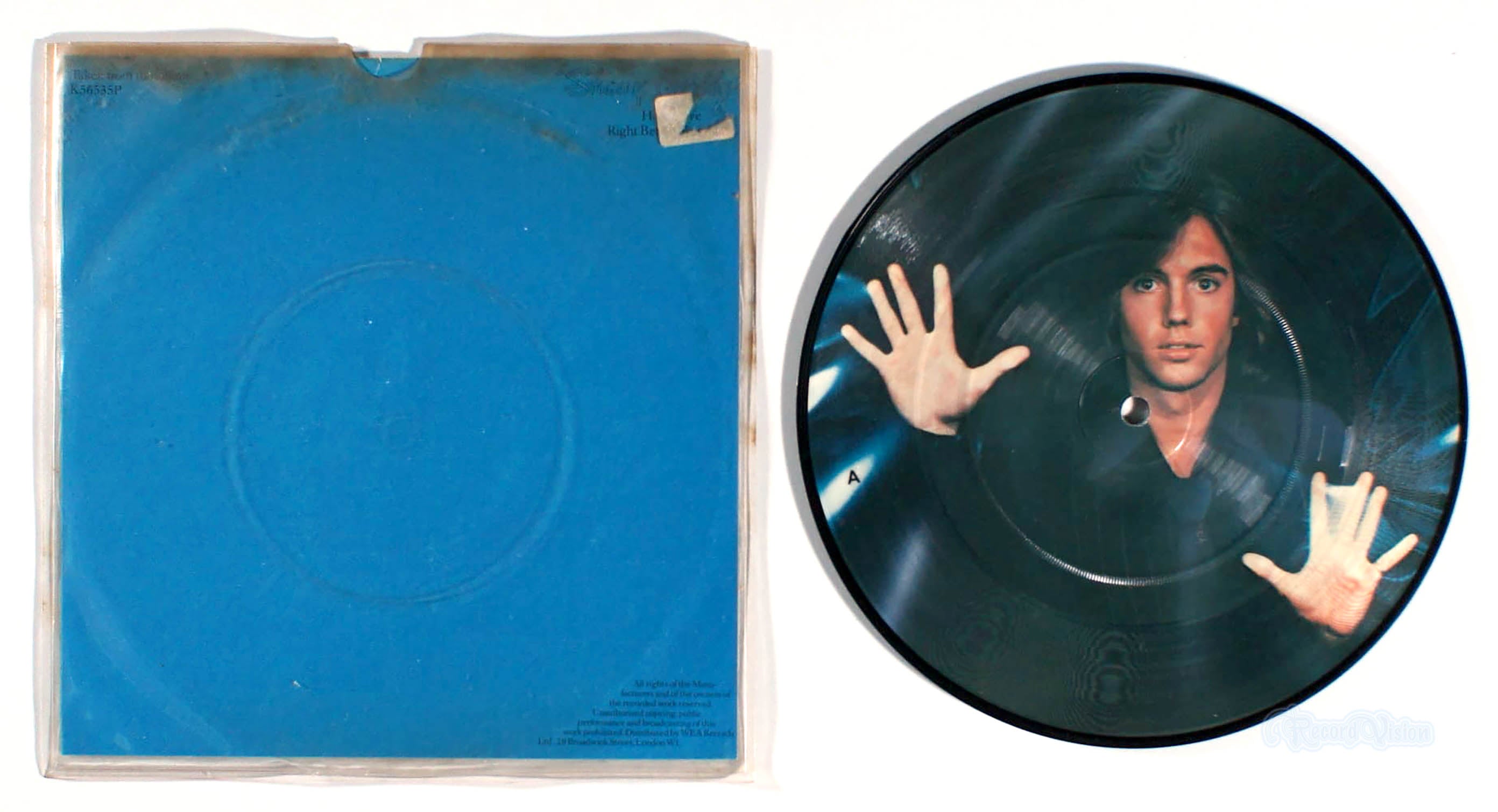 Shaun Cassidy - Hard Love (7" Single Picture Disc) (front cover) Vinyl