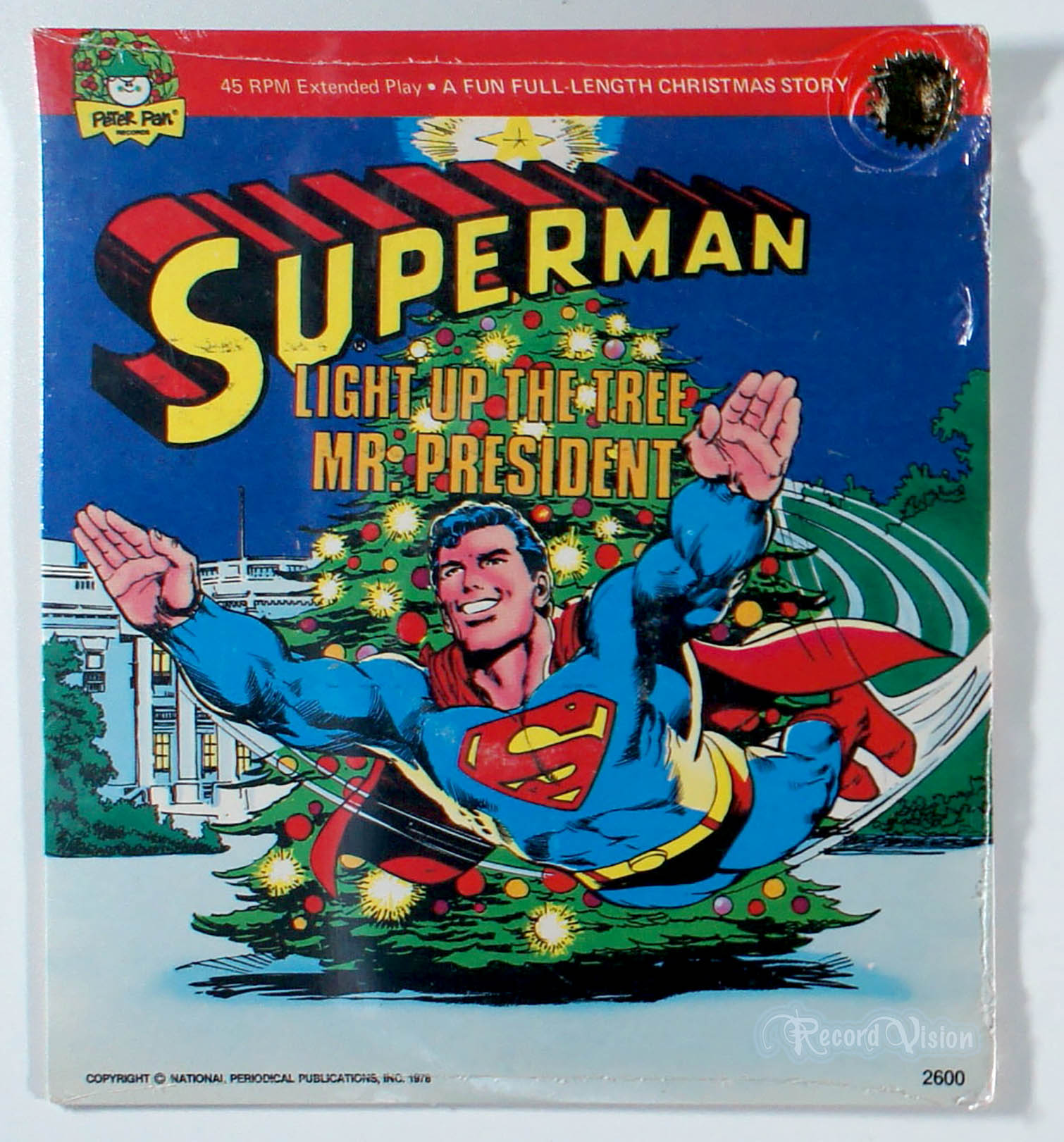 Superman - Light Up the Tree Mr. President (7") (front cover) Vinyl