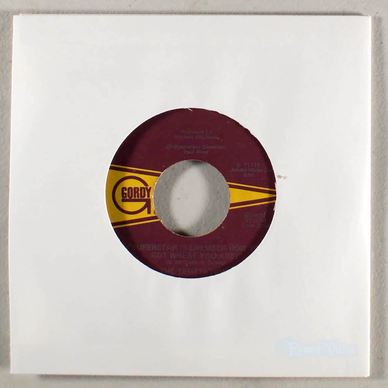 Temptations - Superstar (7" Single) (front cover) Vinyl