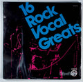 16 Rock Vocal Greats (front cover) Vinyl