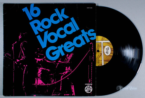 16 Rock Vocal Greats (front cover) Vinyl