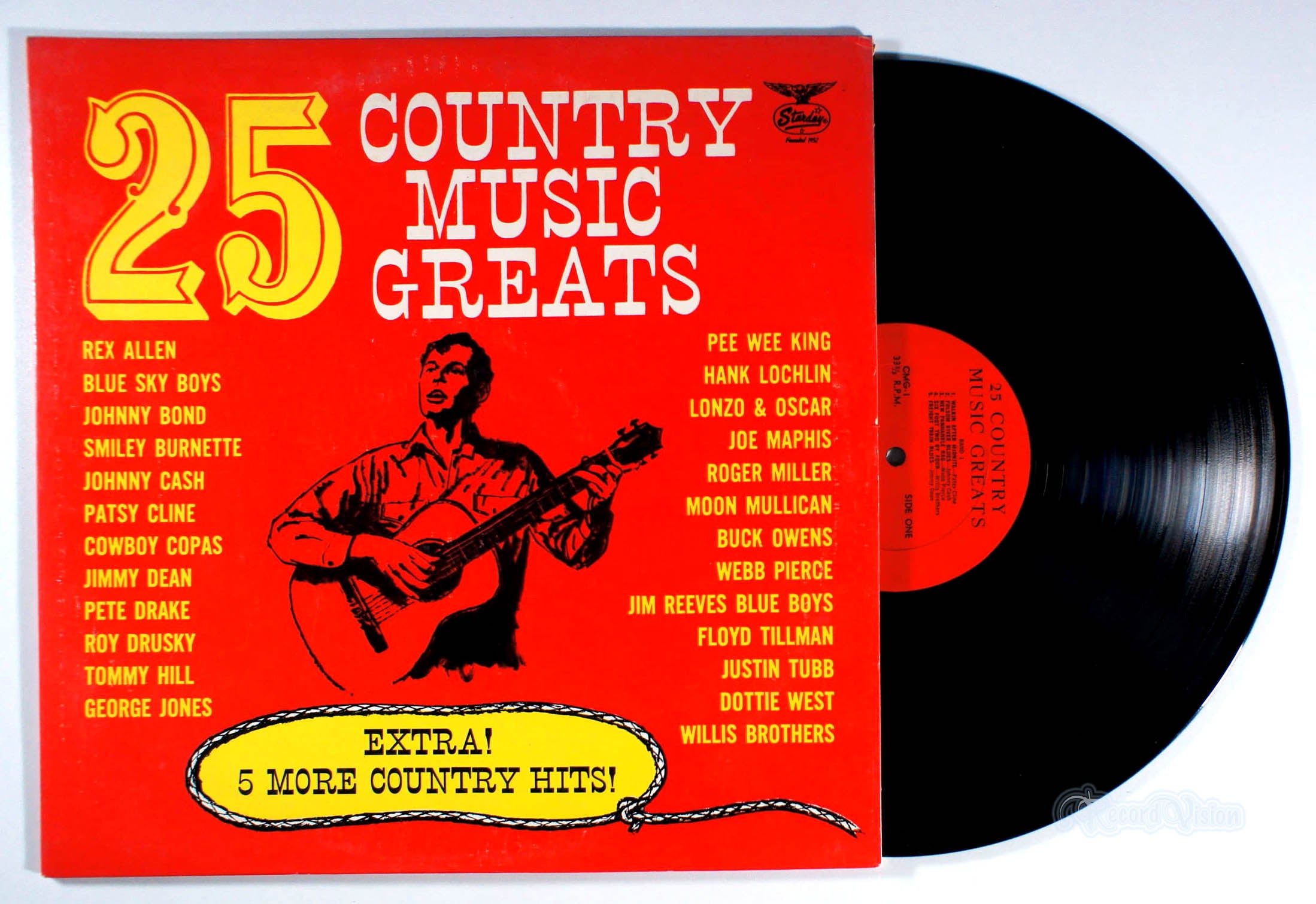 25 Country Music Greats (front cover) Vinyl