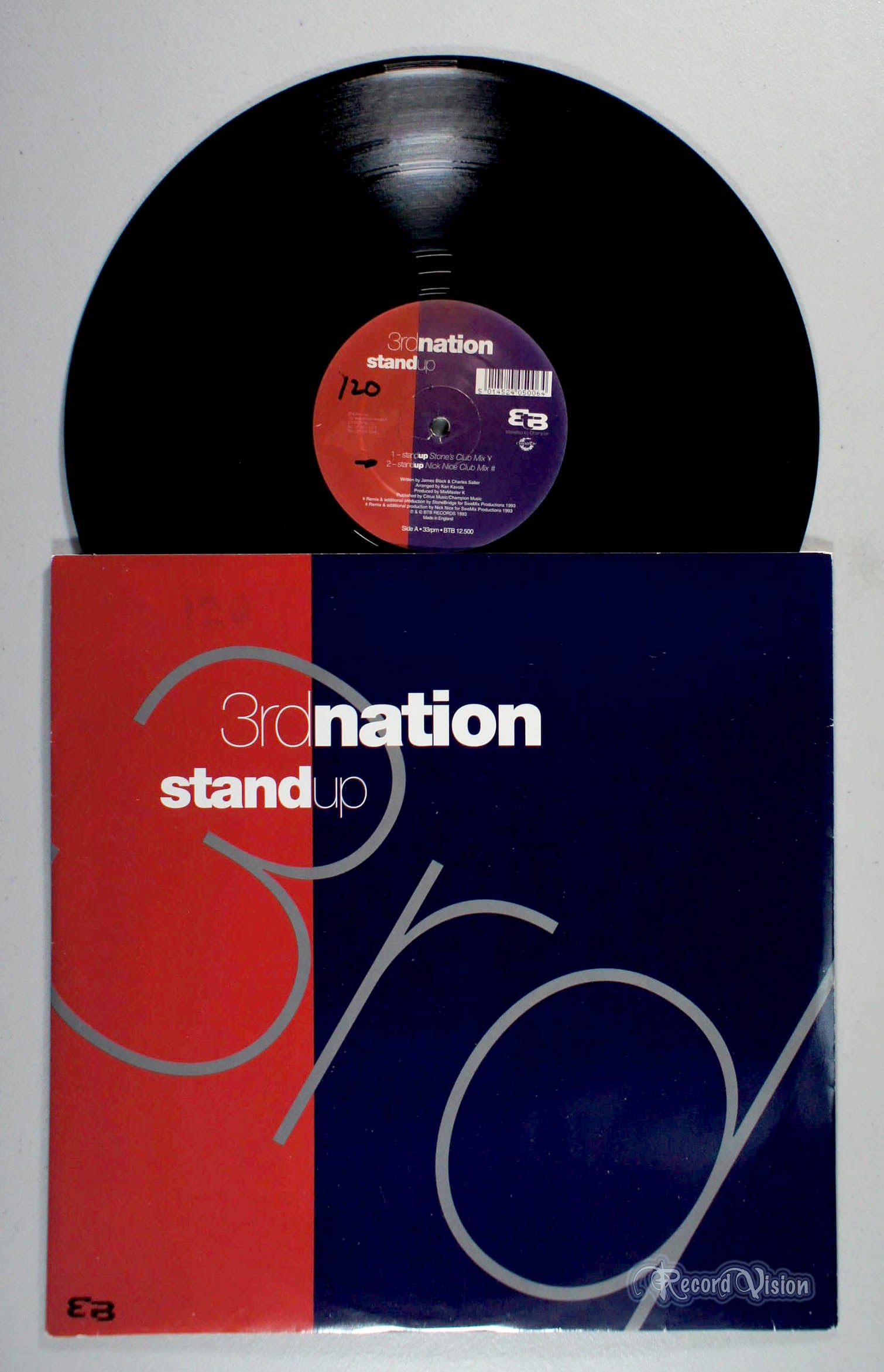 3rd Nation - Stand Up (front cover) Vinyl