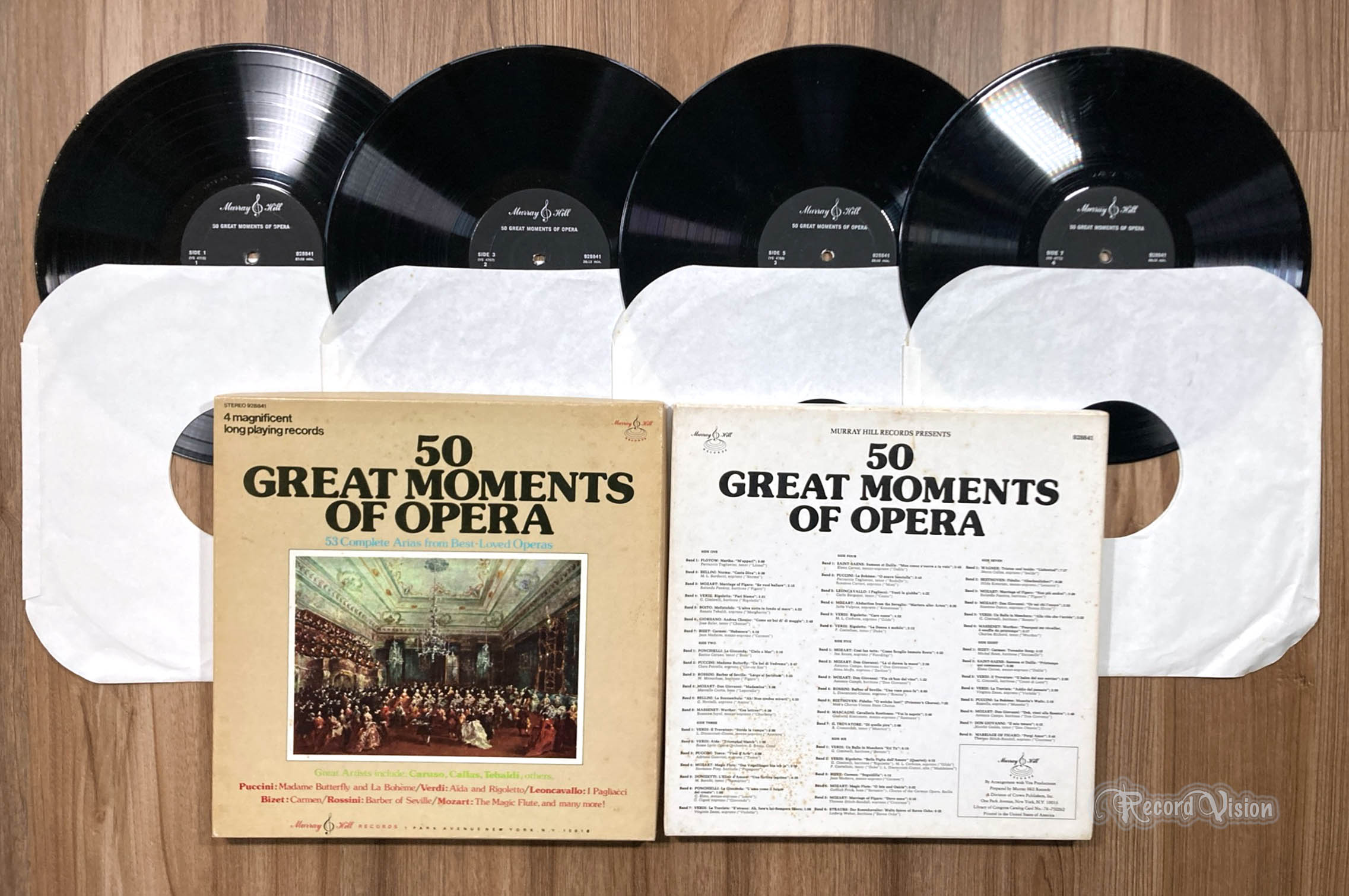 50 Great Moments Of Opera (front cover) Vinyl