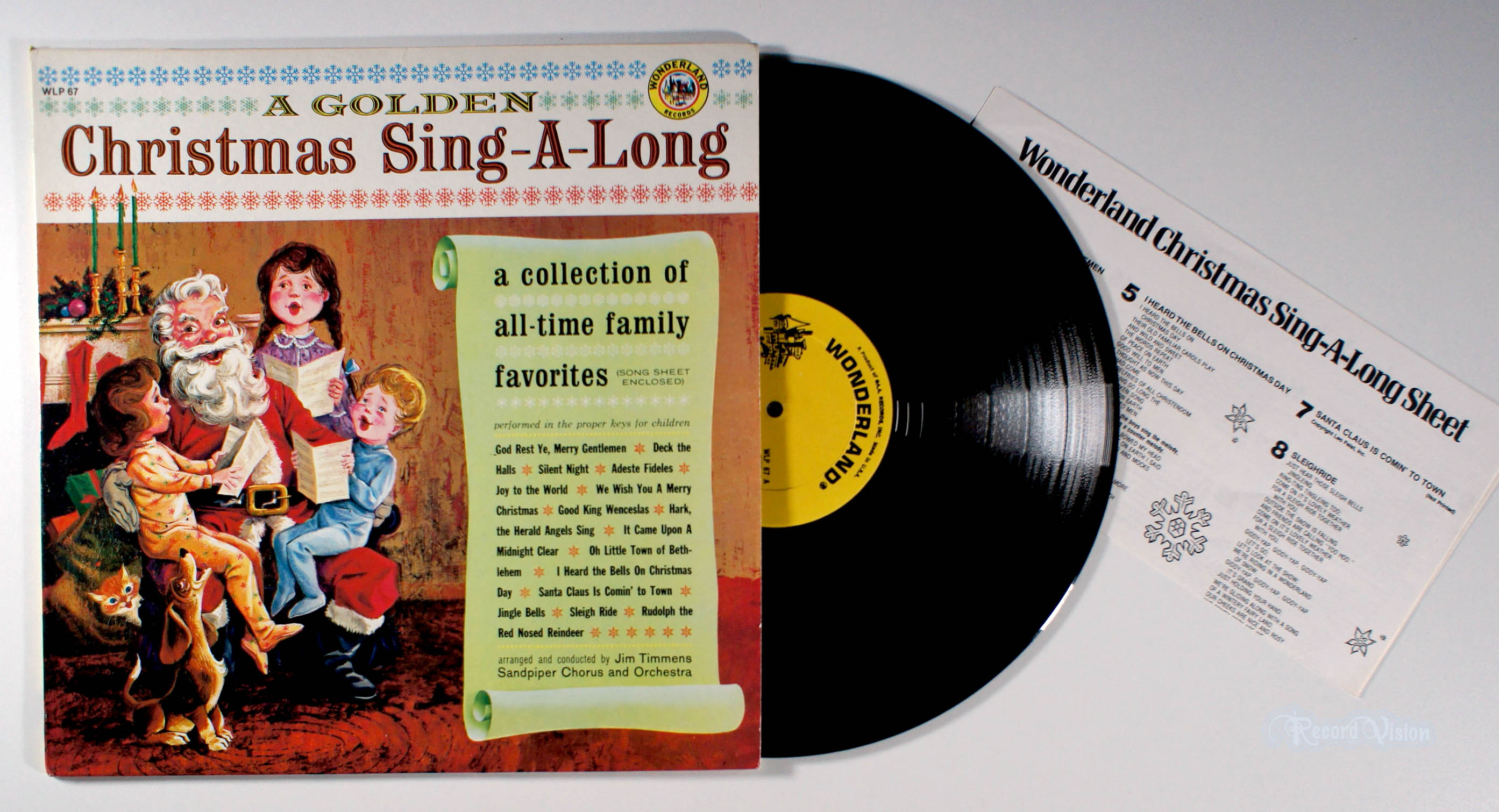 A Golden Christmas Sing-A-Long (front cover) Vinyl