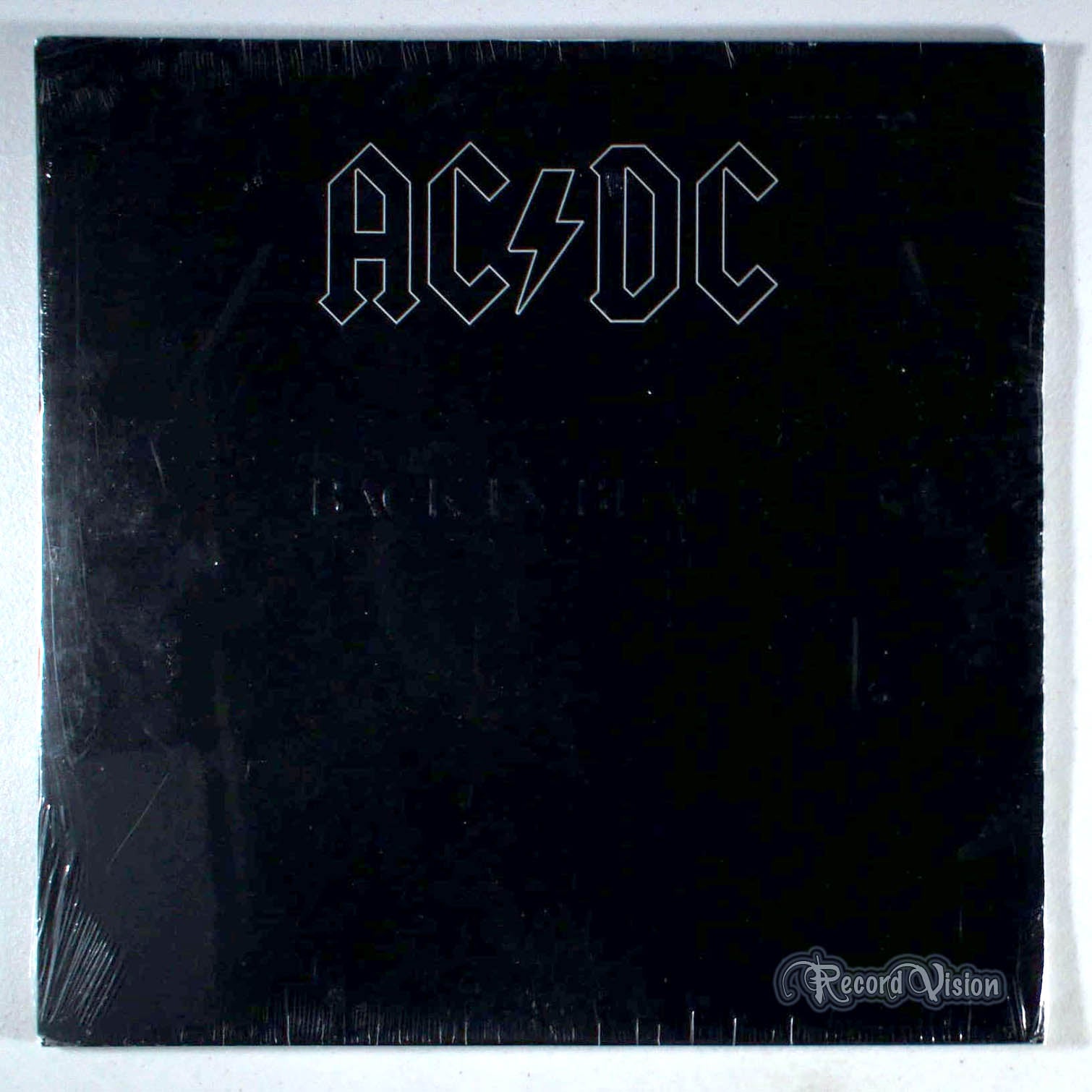 AC/DC - Back in Black (front cover) Vinyl