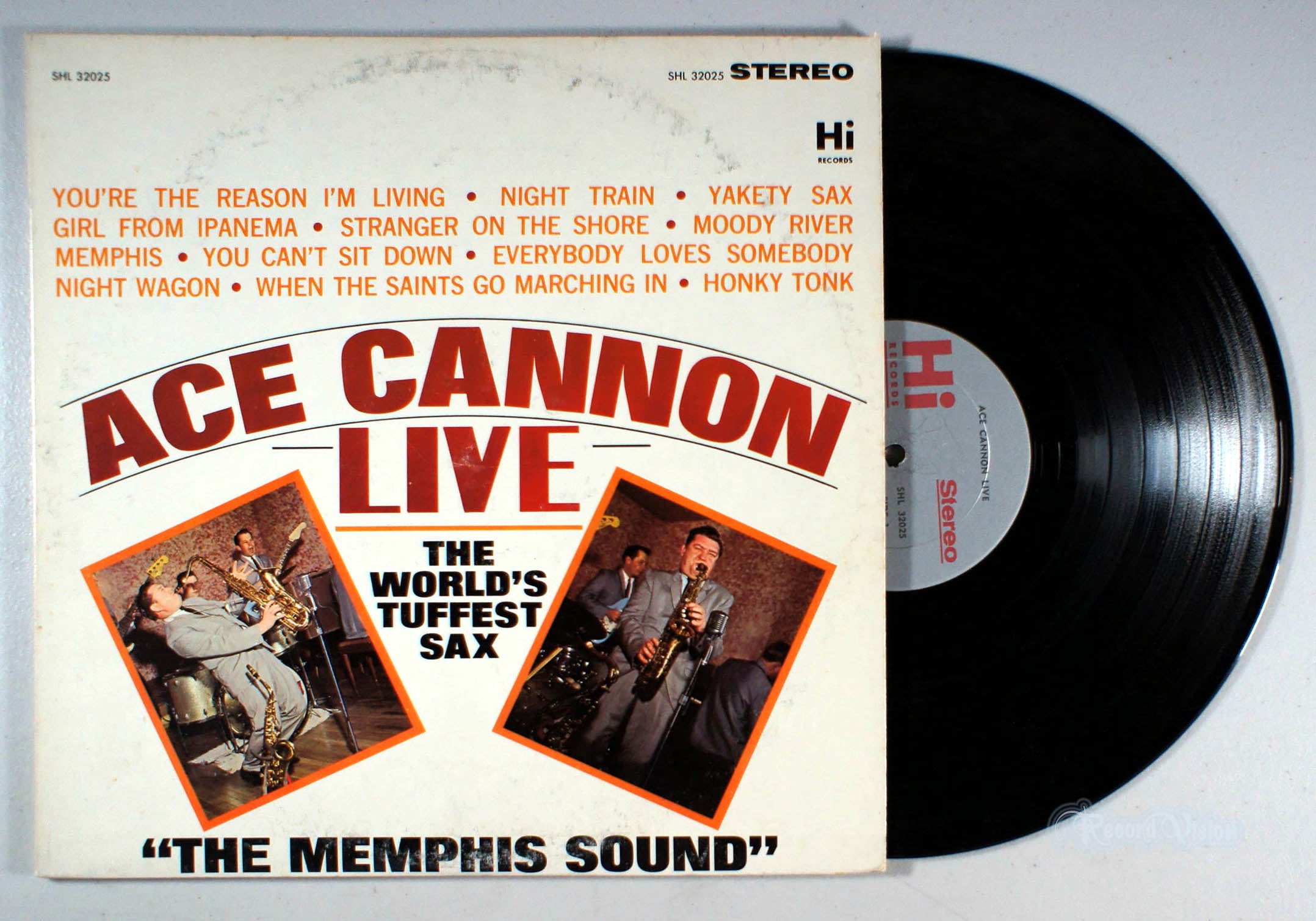 Ace Cannon - Live: The Memphis Sound (front cover) Vinyl