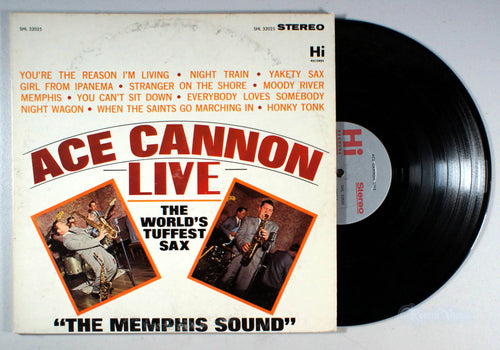 Ace Cannon - Live: The Memphis Sound (front cover) Vinyl