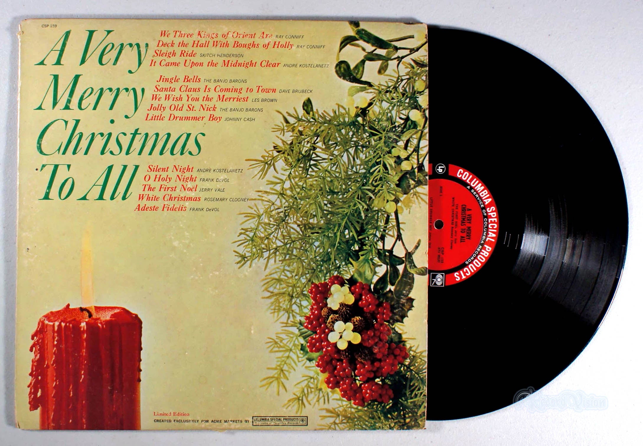 Acme Markets - A Very Merry Christmas to All (front cover) Vinyl