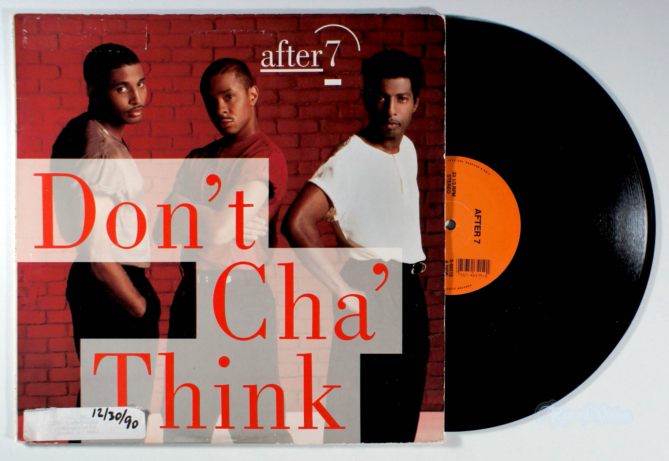 After 7 - Don't Cha' Think (front cover) Vinyl
