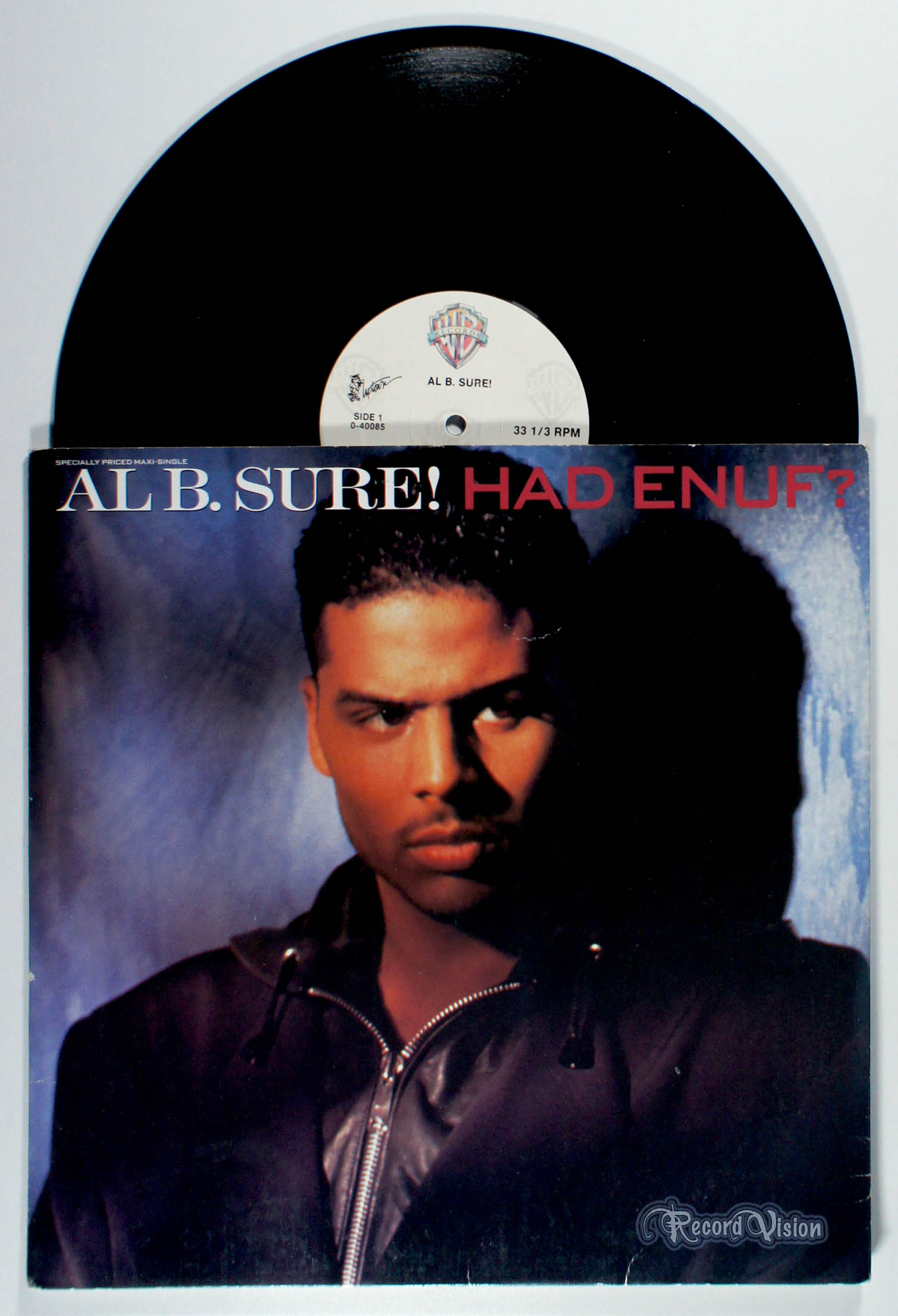 Al B. Sure - Had Enuf? (12" Single) (front cover) Vinyl