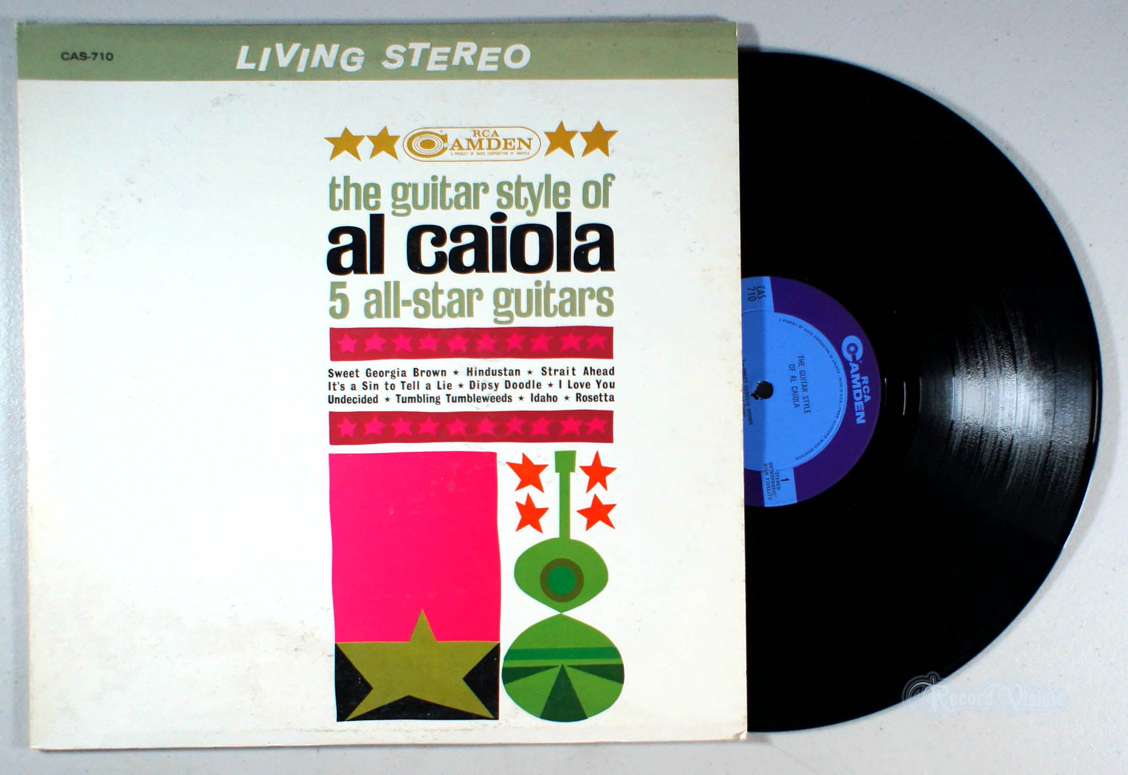 Al Caiola - The Guitar Style of (front cover) Vinyl