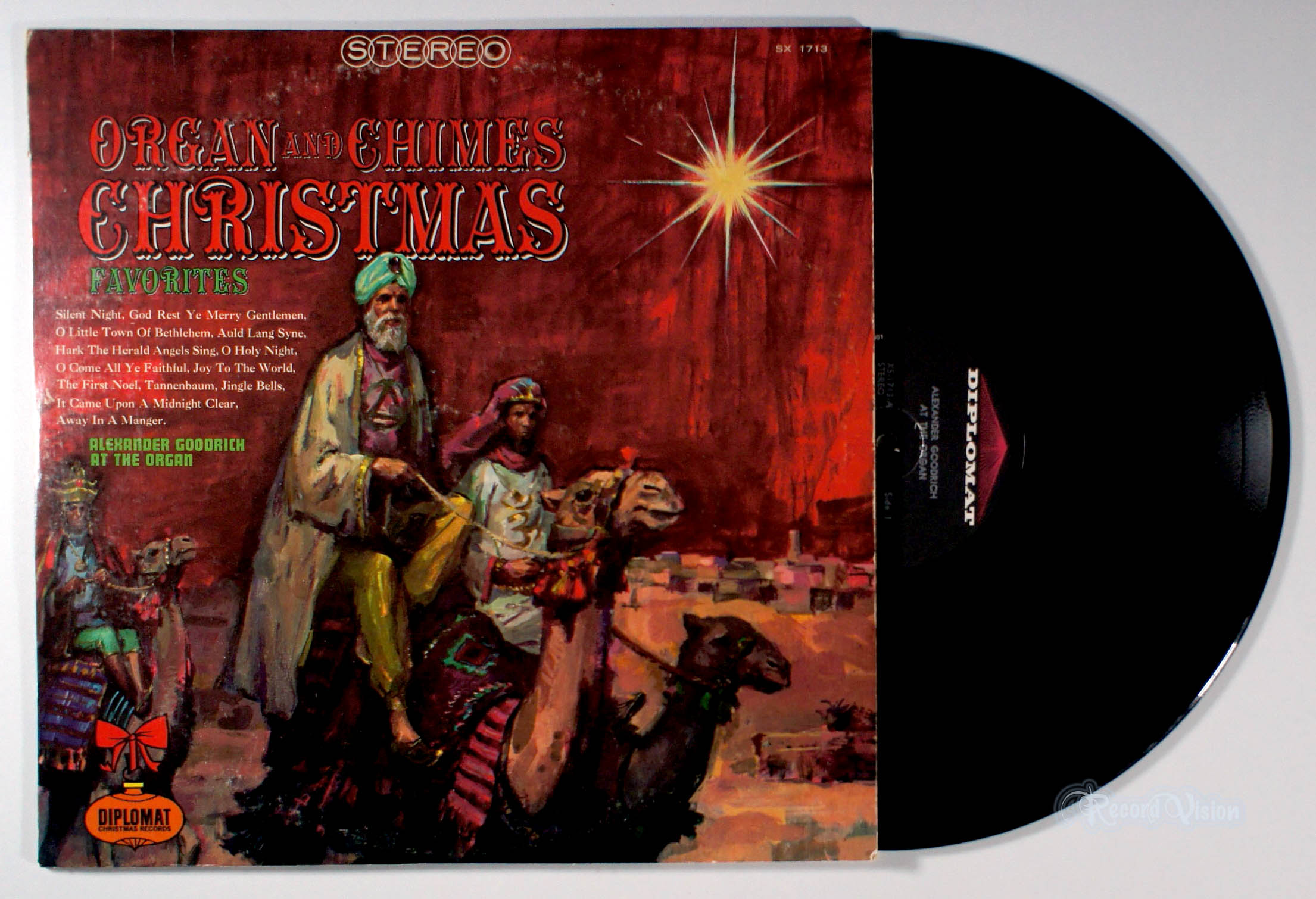 Alexander Goodrich - Organ and Chimes Christmas (front cover) Vinyl