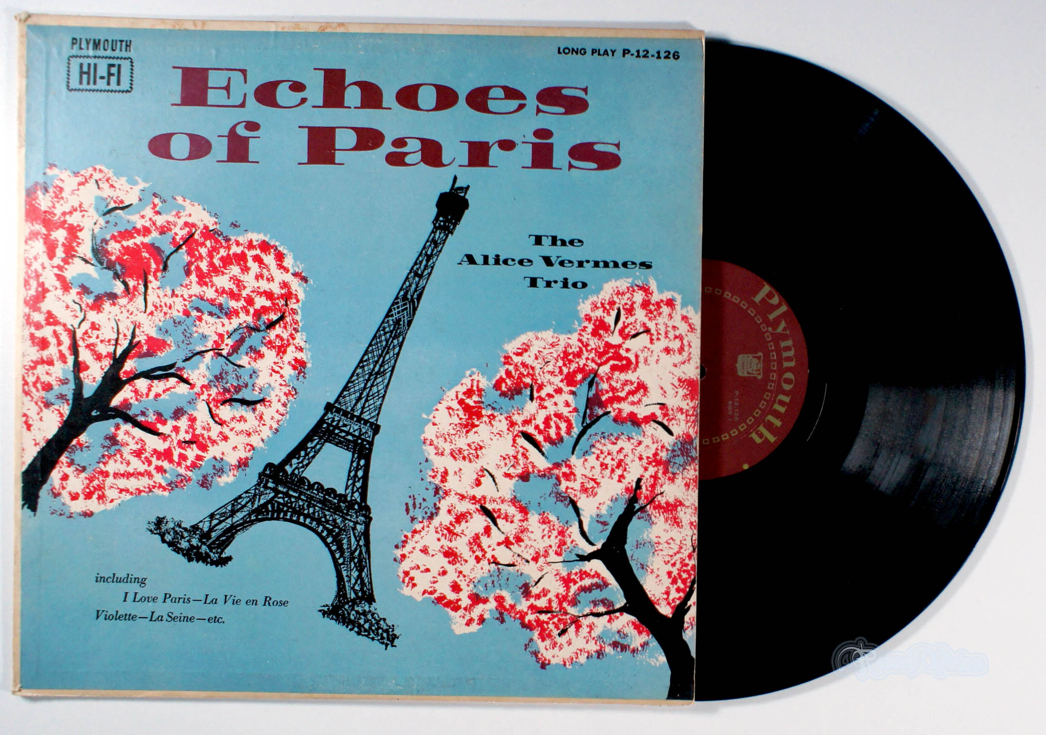 Alice Vermes Trio - Echoes of Paris (front cover) Vinyl