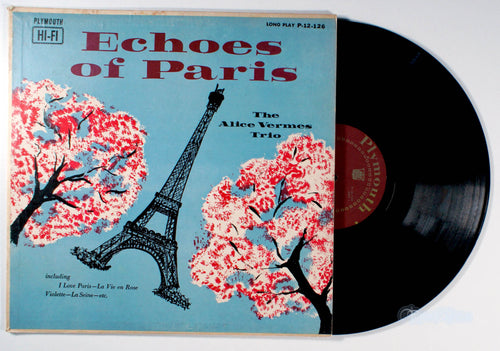 Alice Vermes Trio - Echoes of Paris (front cover) Vinyl