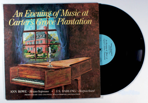An Evening of Music at Carter's Grove Plantation (front cover) Vinyl
