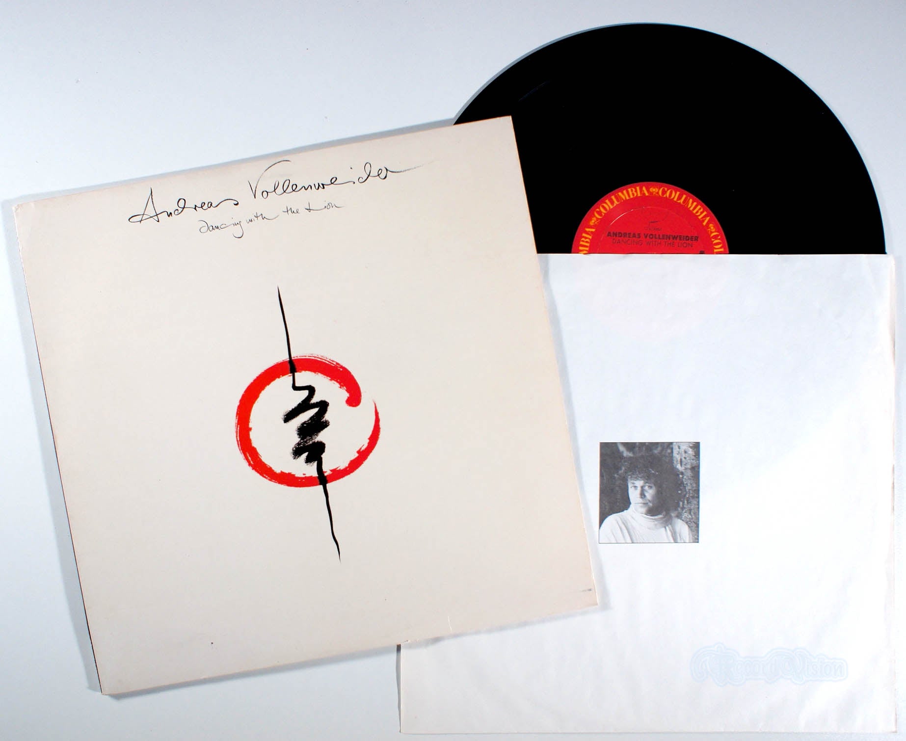 Andreas Vollenweider - Dancing With the Lion (front cover) Vinyl