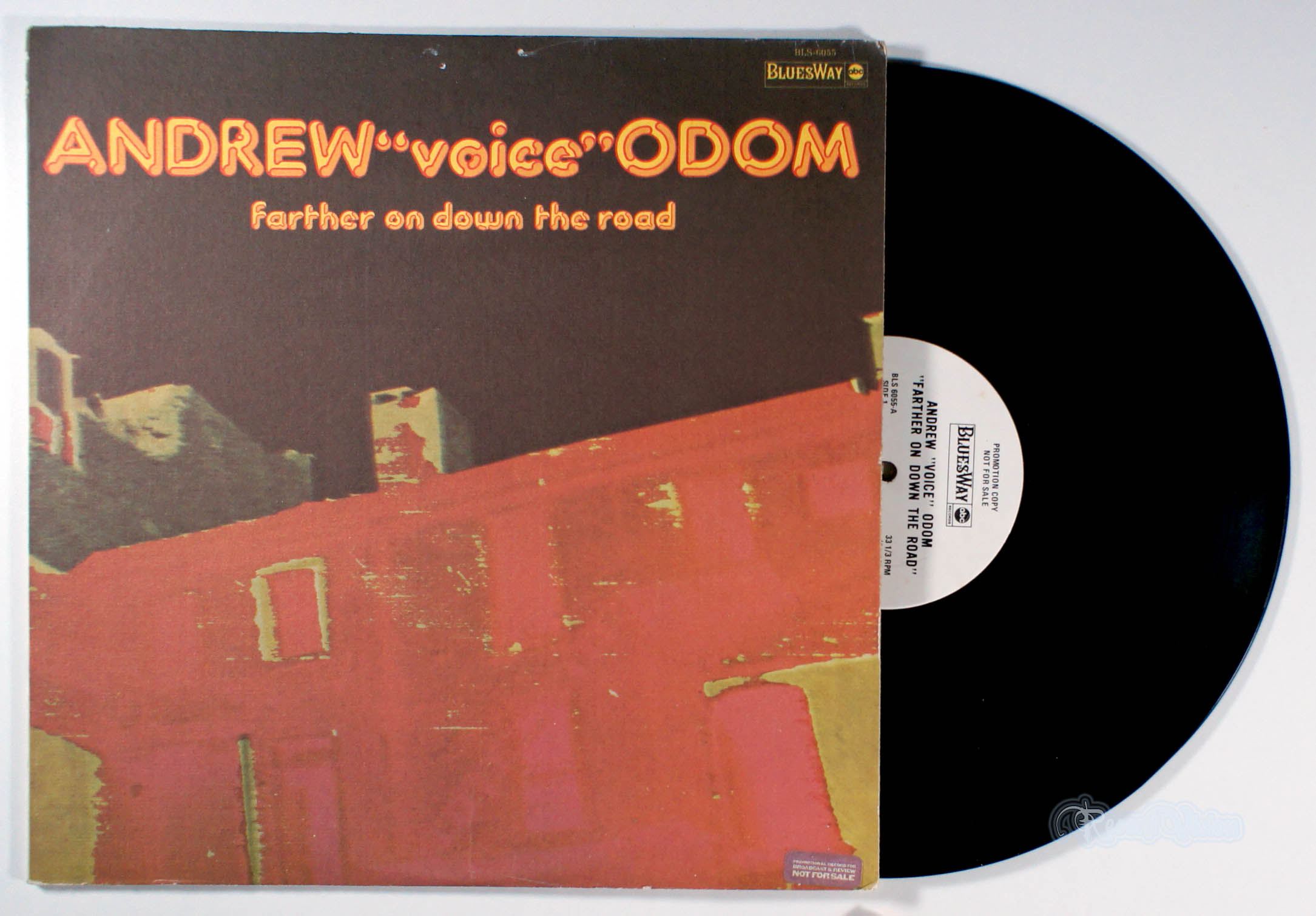 Andrew Odom - Farther On Down the Road (front cover) Vinyl