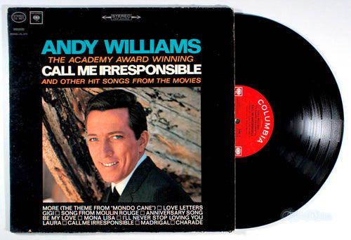 Andy Williams - Call Me Irresponsible (front cover) Vinyl