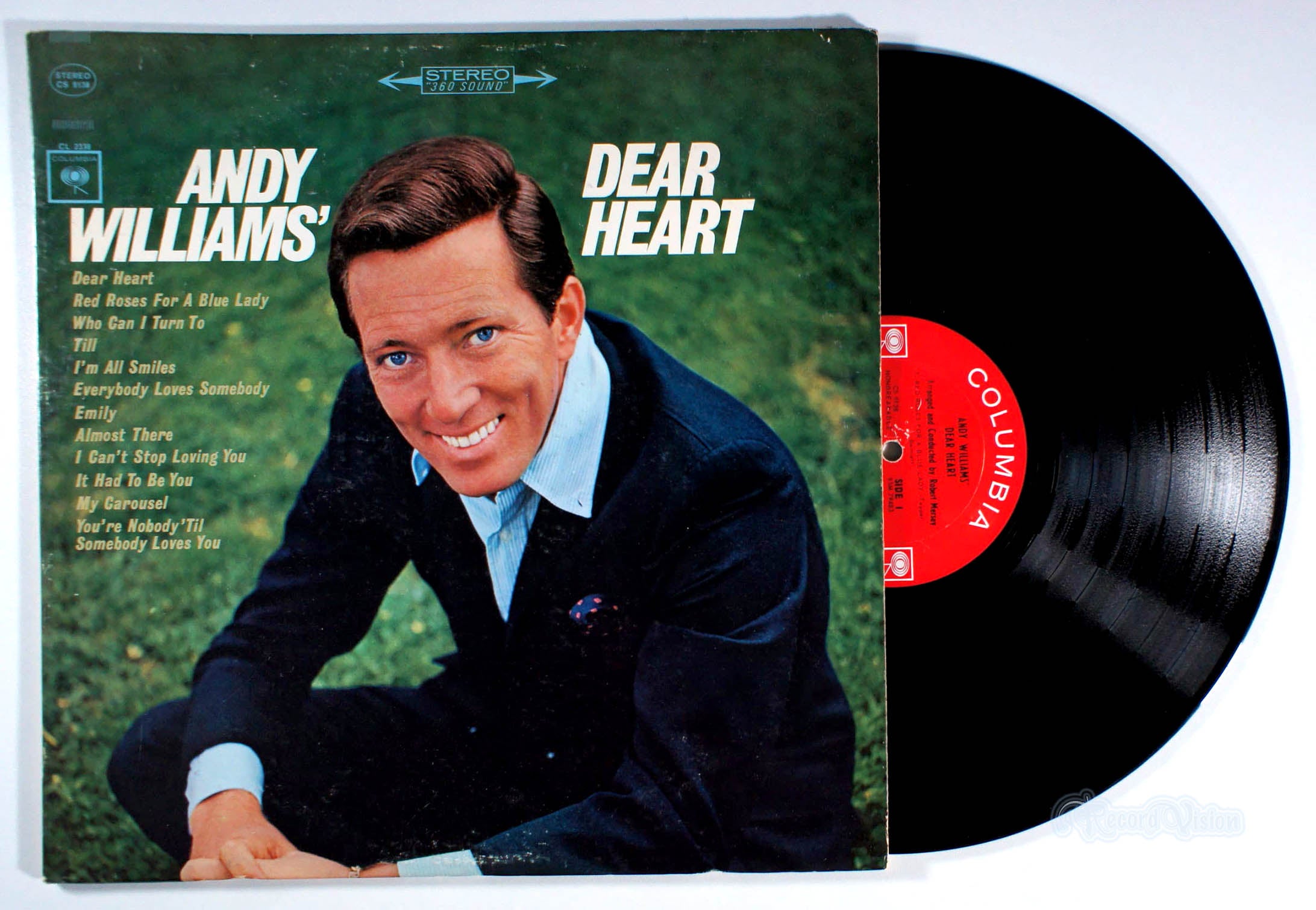 Andy Williams - Dear Heart (front cover) Vinyl