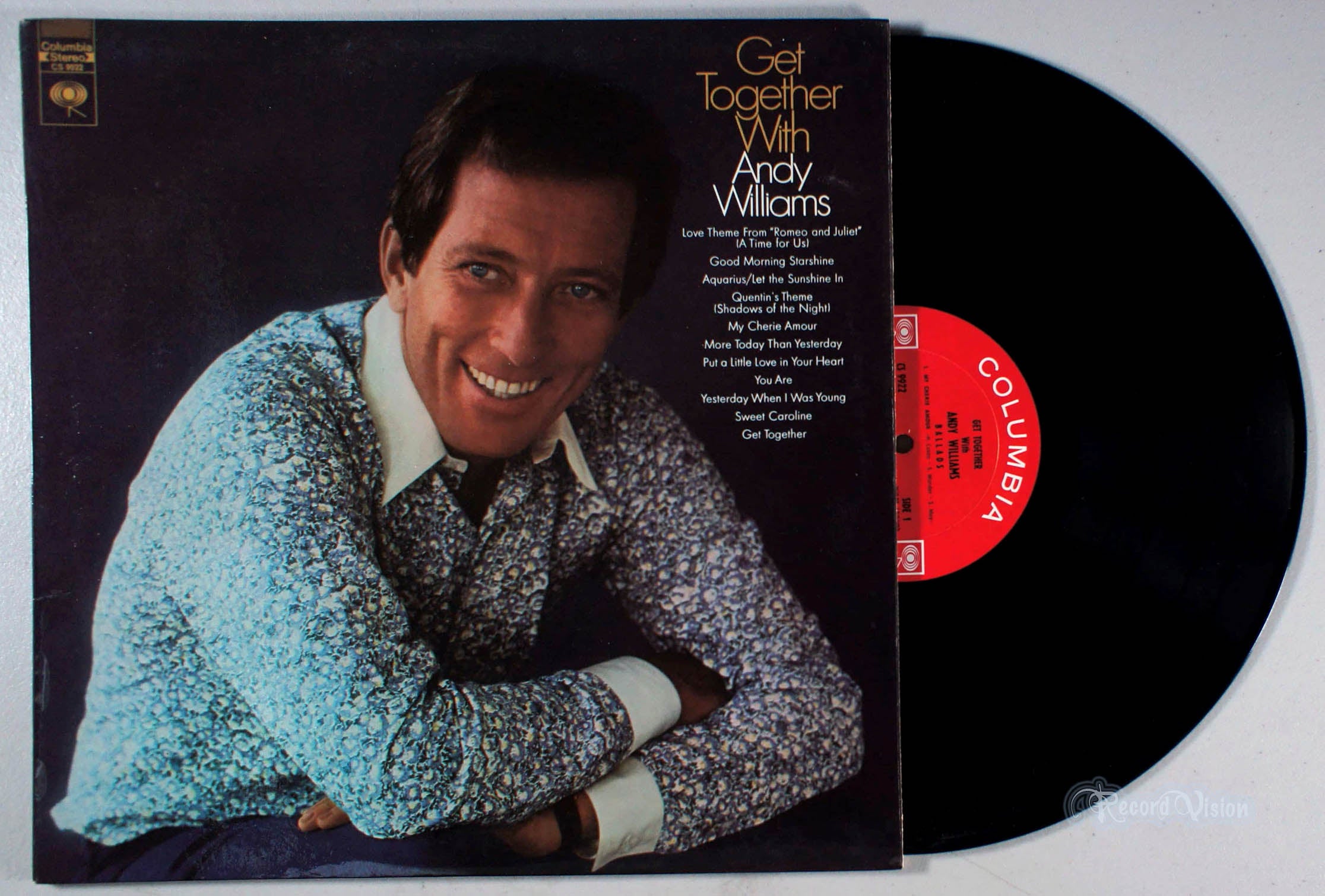 Andy Williams - Get Together With (front cover) Vinyl