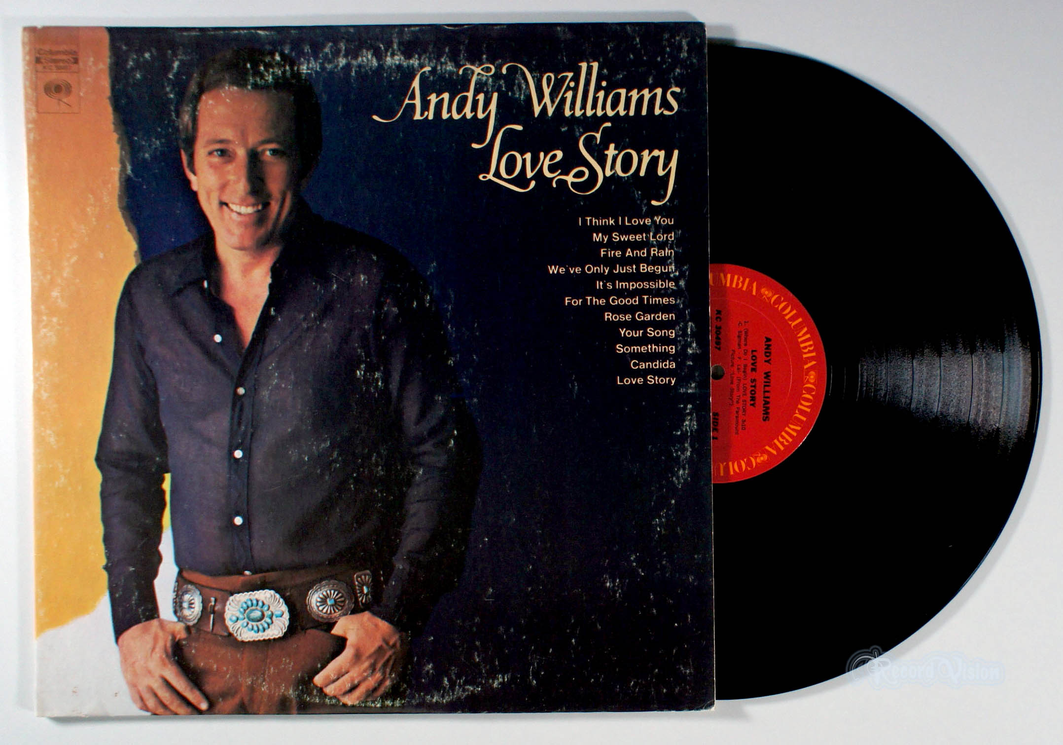 Andy Williams - Love Story (front cover) Vinyl